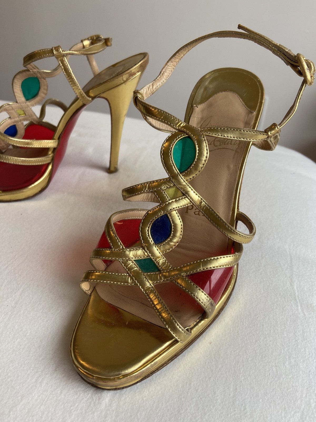 Christian Louboutin Christian Louboutin Libelle Heels Size US 8 / IT 38 - 6 Thumbnail