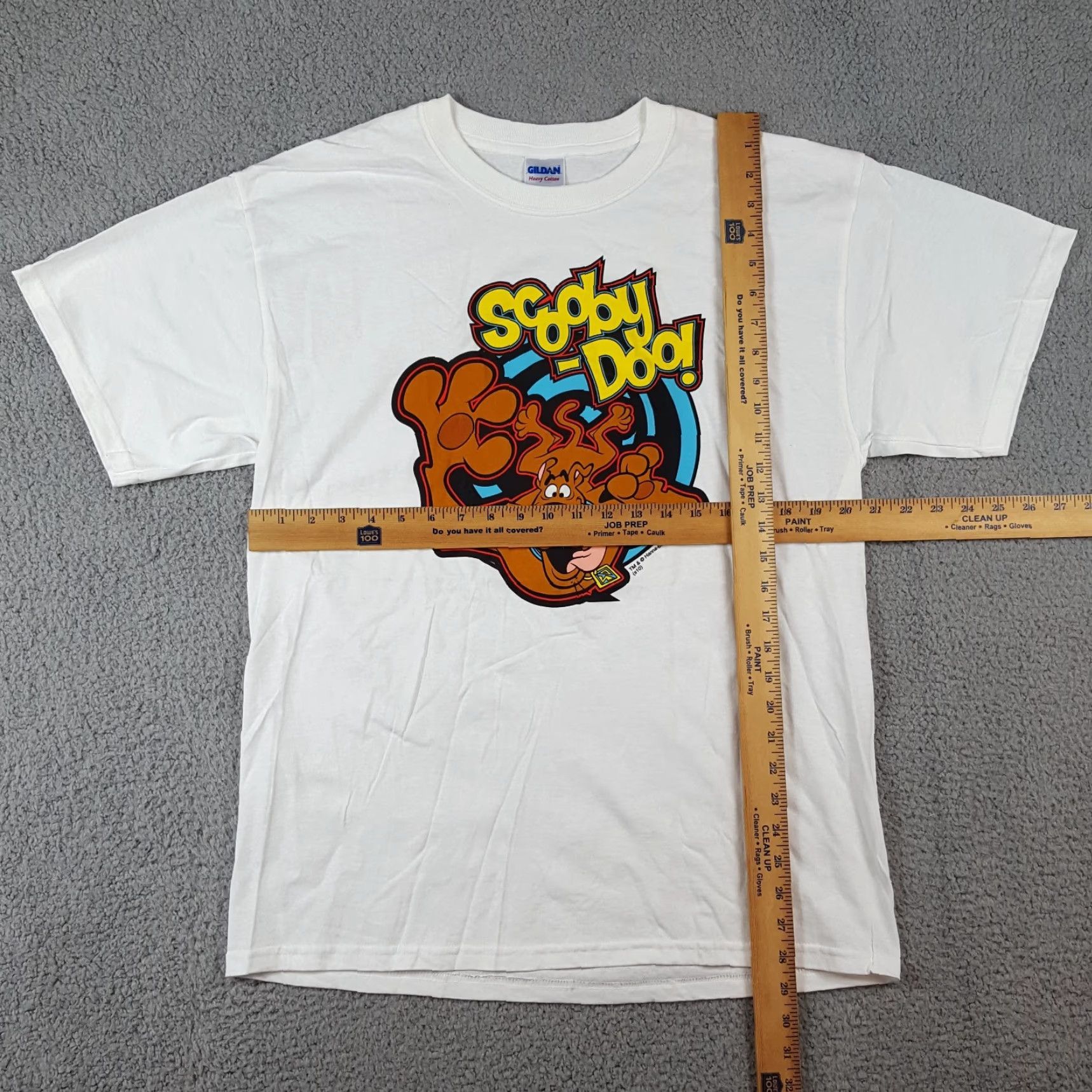 Delta VINTAGE Delta Men T-Shirt Size Large Scooby-Doo Cartoon 90s 00s Retro White Cotton Size US L / EU 52-54 / 3 - 7 Thumbnail