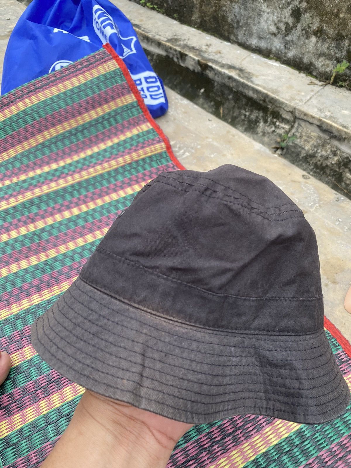 agnes b. Vintage Uneven Sun Faded Agnes B Hat Size ONE SIZE - 4 Thumbnail