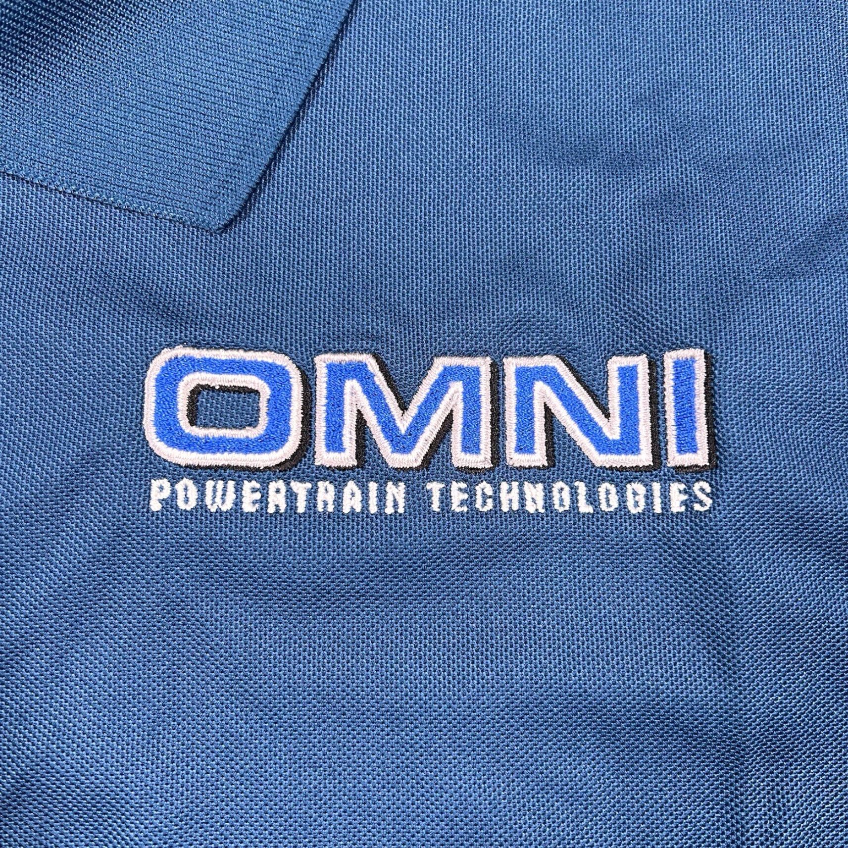 Vintage OGIO Men's Large Polo Shirt Dark Teal Blue Omni Powertrain Tech Embroidered Logo Size US L / EU 52-54 / 3 - 6 Thumbnail