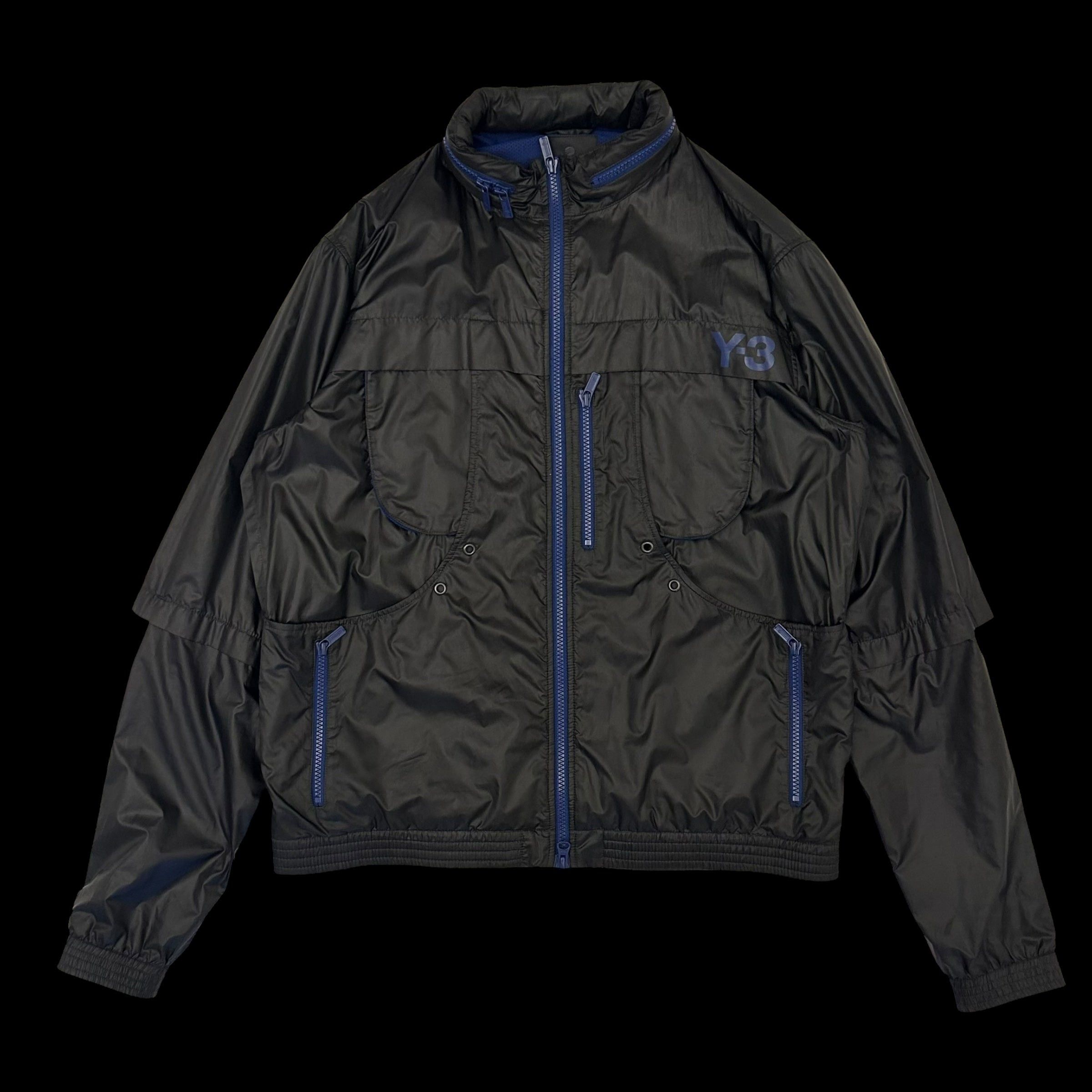 Y-3 Y-3 Multi Pocket Track Jacket Black/Blue (Size M) Size US M / EU 48-50 / 2 - 1 Thumbnail