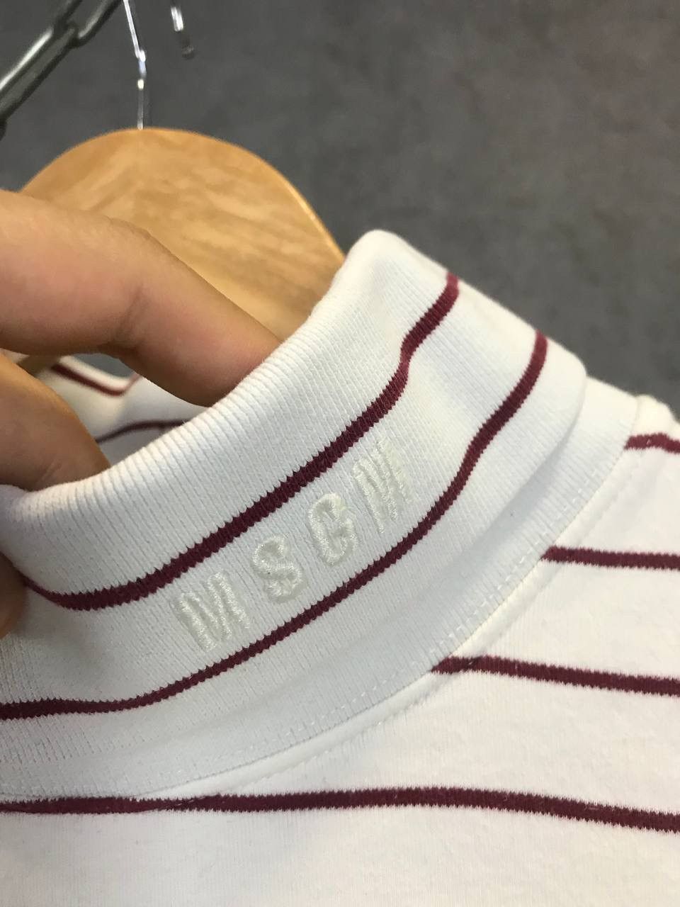 MSGM MSGM Italian designer luxury striped logo golf sweatshirt Size US M / EU 48-50 / 2 - 3 Thumbnail