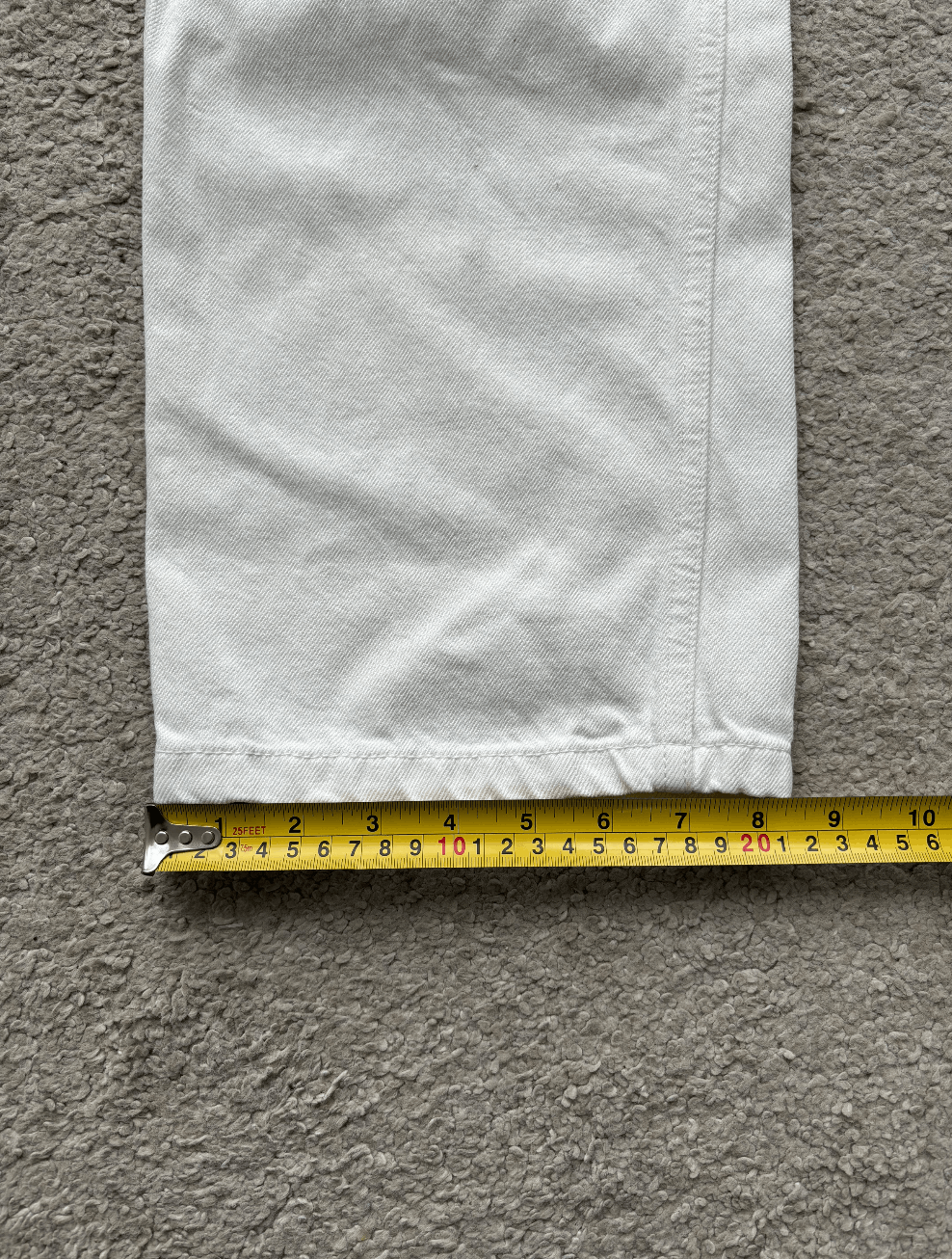 Calvin Klein × Calvin Klein 205W39NYC × Raf Simons calvin klein 205w39nyc cream white denim jeans Size US 31 - 8 Thumbnail