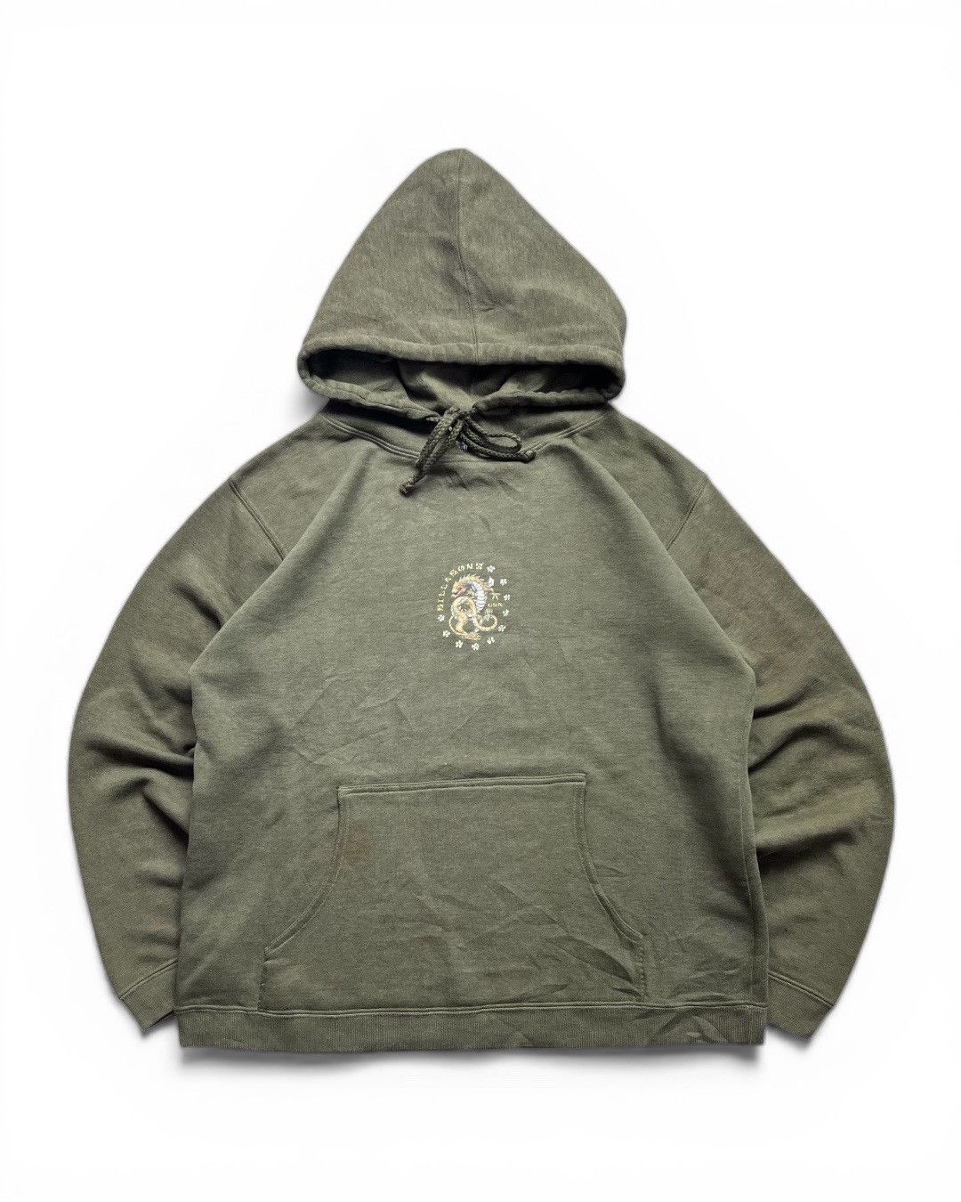 Billabong Vintage 1990s Billabong Dragon Hoodie Size US S / EU 44-46 / 1 - 2 Thumbnail