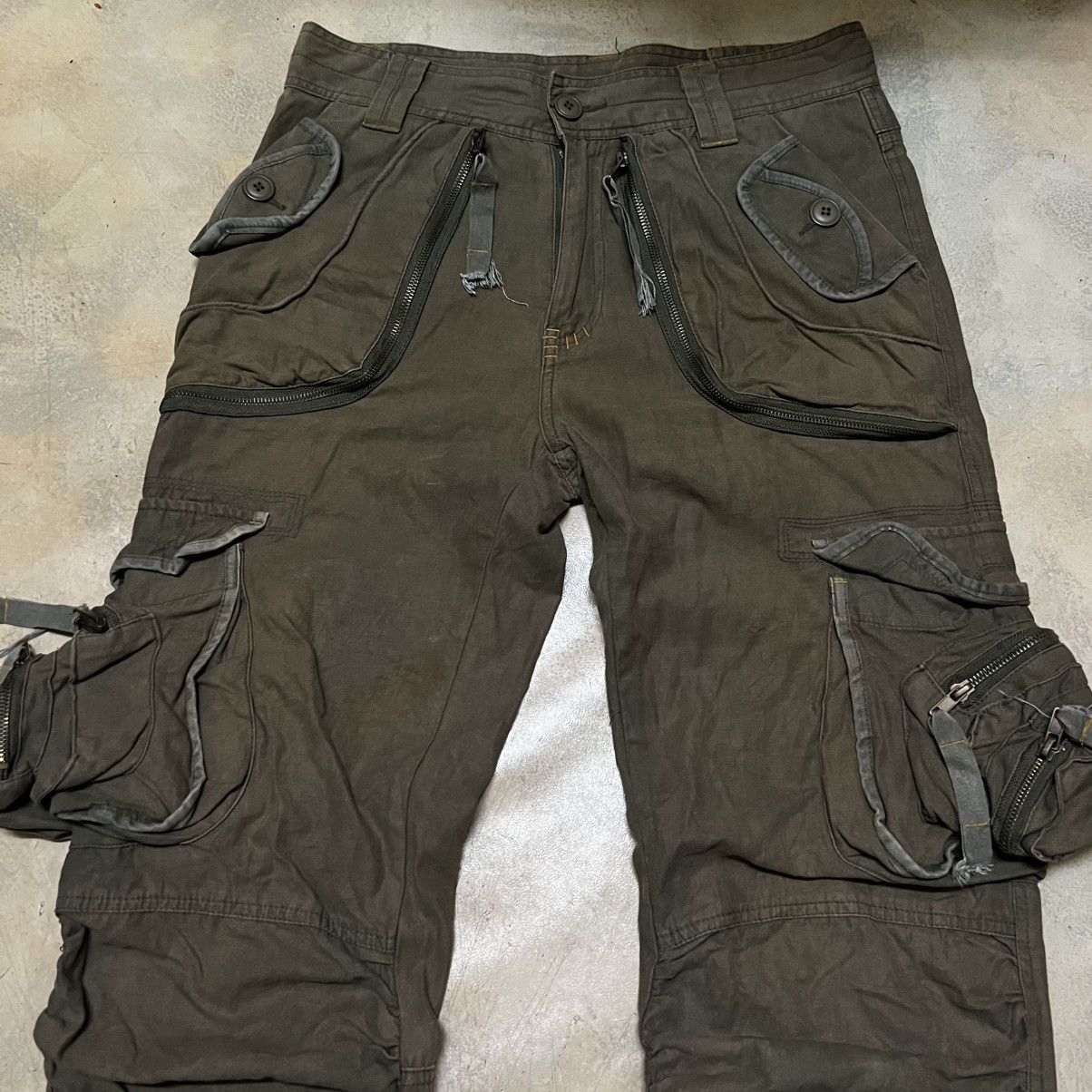Japanese Brand Cargo Pants Multipockets Tactical Style Size US 32 / EU 48 - 3 Thumbnail
