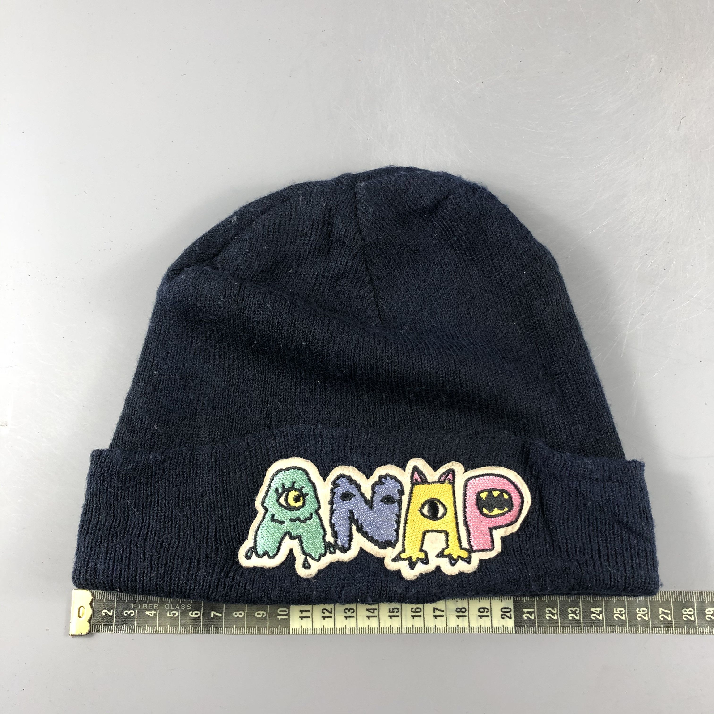 Japanese Brand × Vintage Anap Spellout Beanie Snow Hat Snow Cap -D120 Size ONE SIZE - 3 Thumbnail