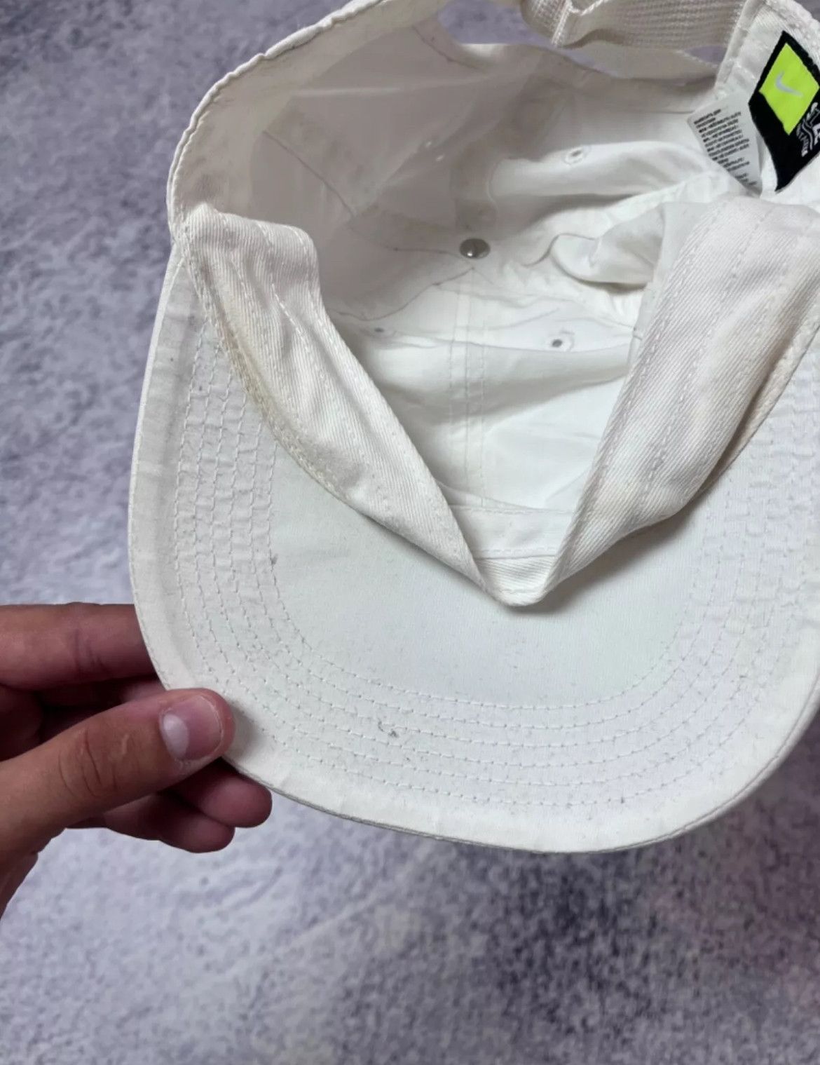 Nike × Vintage VINTAGE CAP NIKE Y2K DRILL CASUAL DRI-FIT USA Size ONE SIZE - 6 Thumbnail