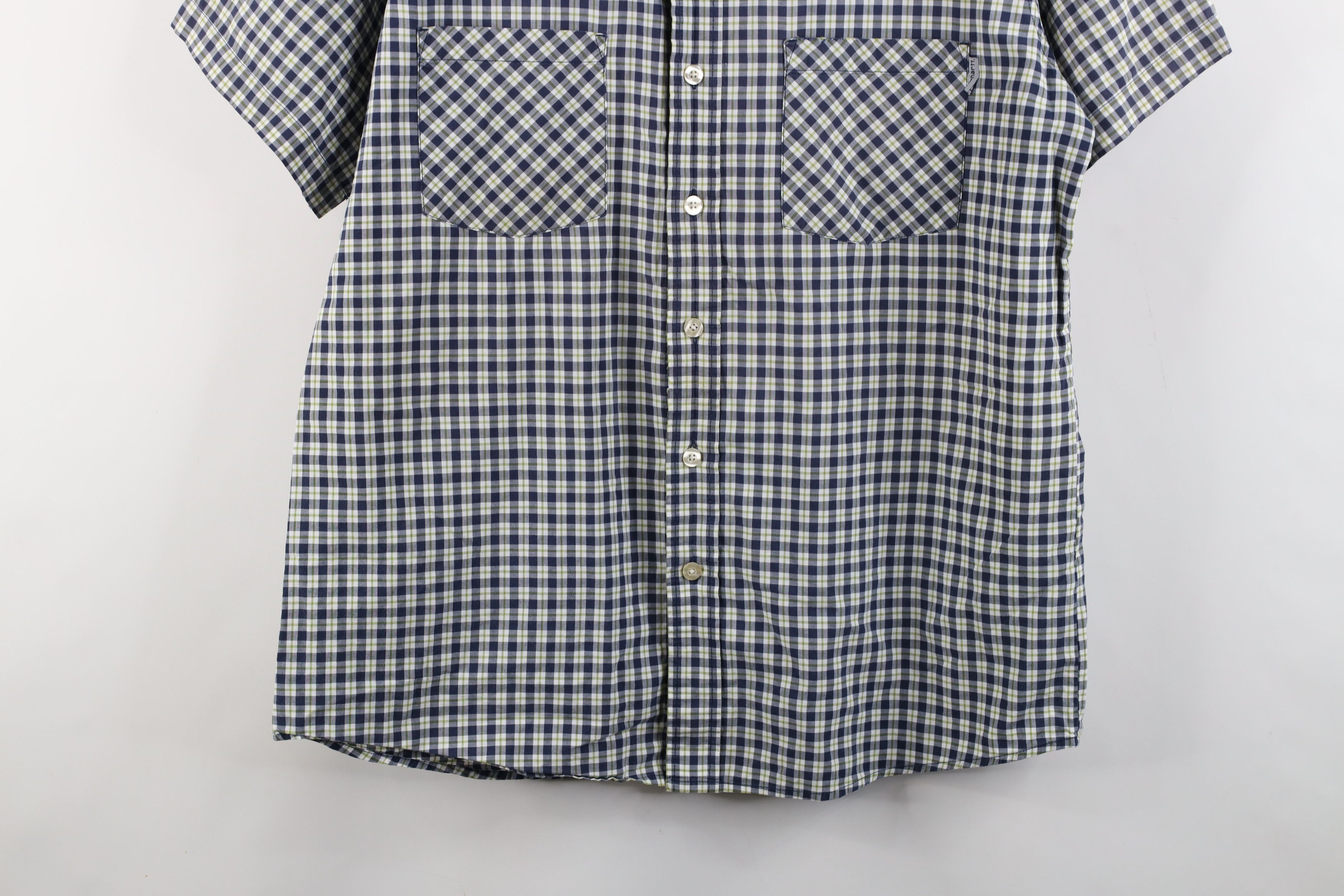 Carhartt × Vintage Vintage Carhartt Short Sleeve Collared Button Shirt Plaid Size US L / EU 52-54 / 3 - 3 Thumbnail