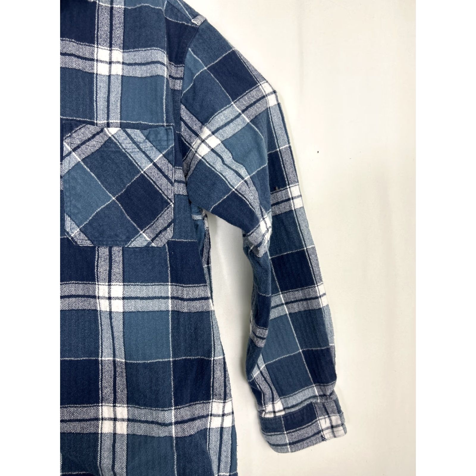 Vintage VINTAGE Anchorage Expedition Flannel Shirt Mens XL Blue White 100% Cotton Heavy Long Sleeve Button-Up Size US XL / EU 56 / 4 - 4 Thumbnail
