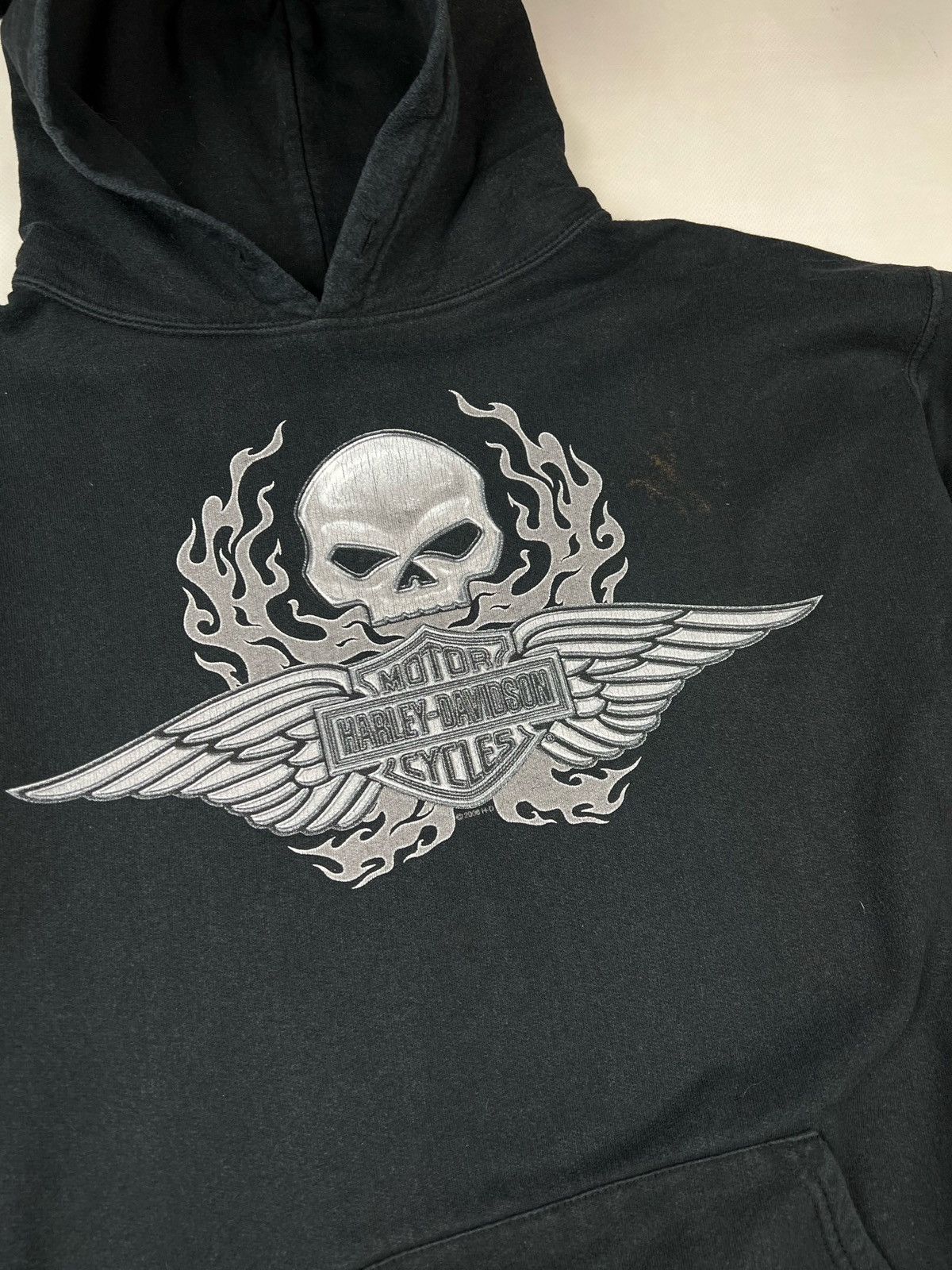 Harley Davidson Crazy Vintage Y2K Harley Davidson Hoodie Skulls Essential Size US M / EU 48-50 / 2 - 5 Thumbnail