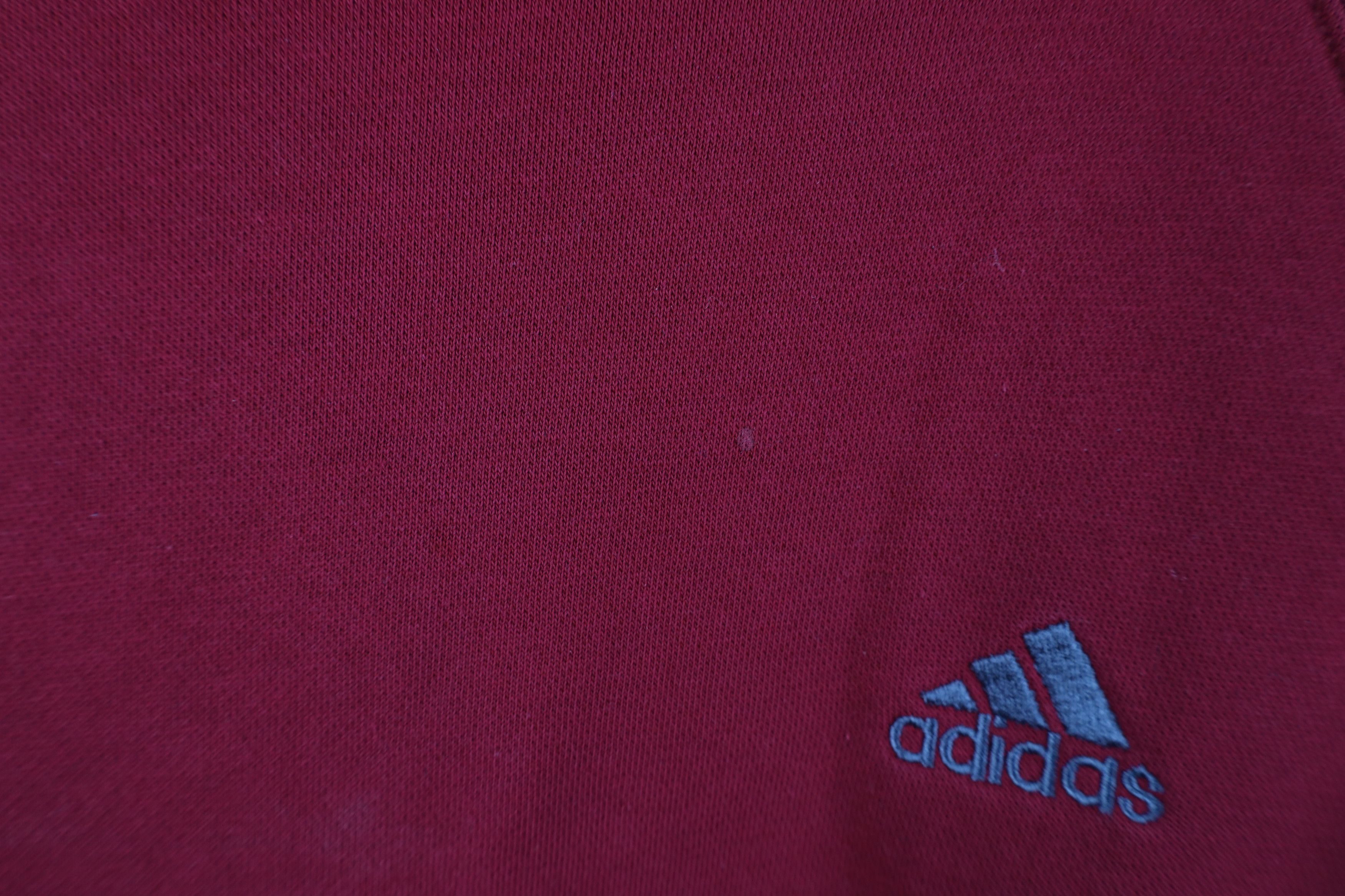 Adidas Vintage 90s Y2K Adidas Spell Out Crewneck Sweatshirt Red Size US M / EU 48-50 / 2 - 5 Thumbnail