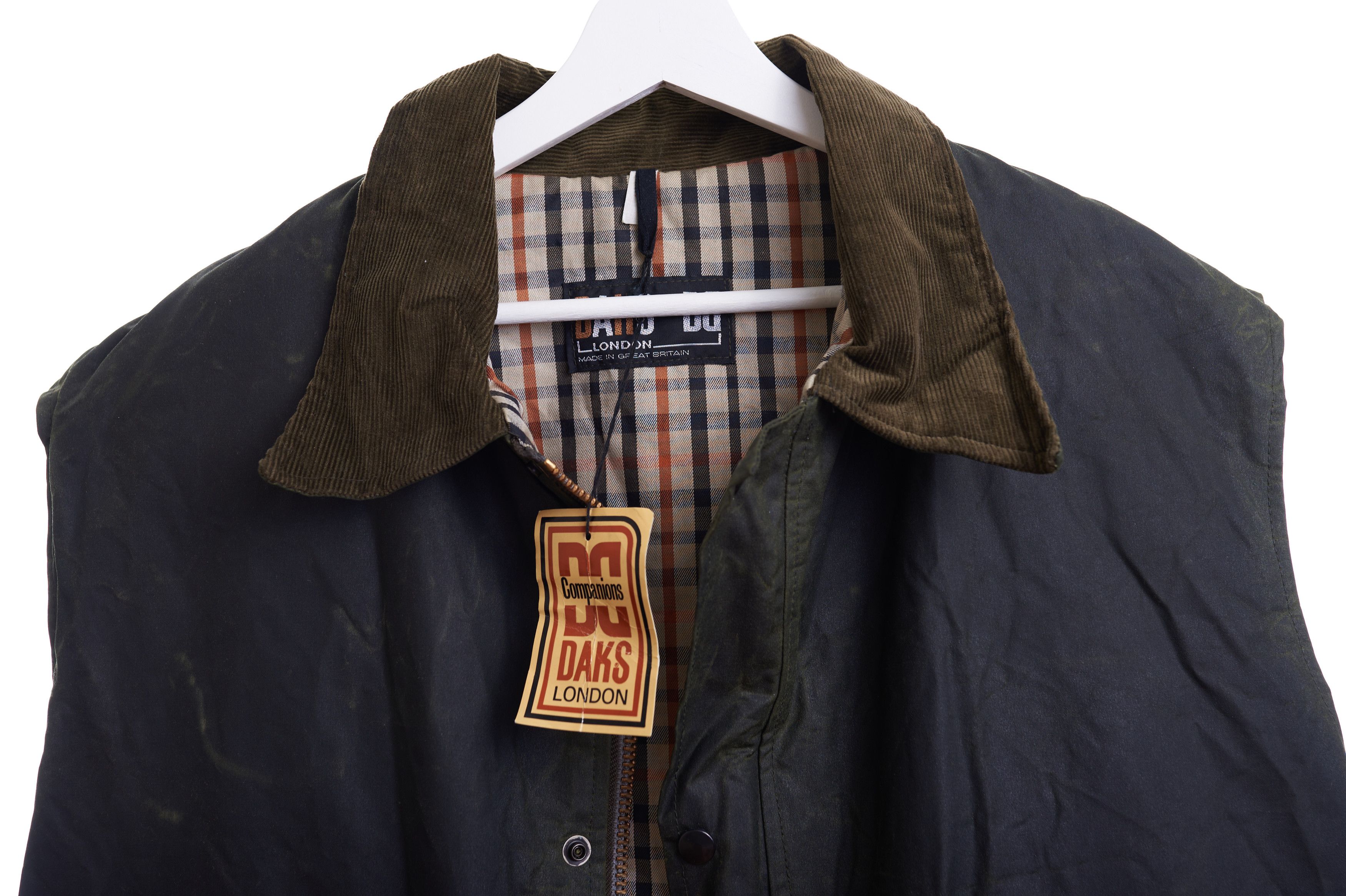 DAKS DAKS London Cupra Wax Waxed Jacket Vest Mens Size XL Green Size US XL / EU 56 / 4 - 11 Thumbnail