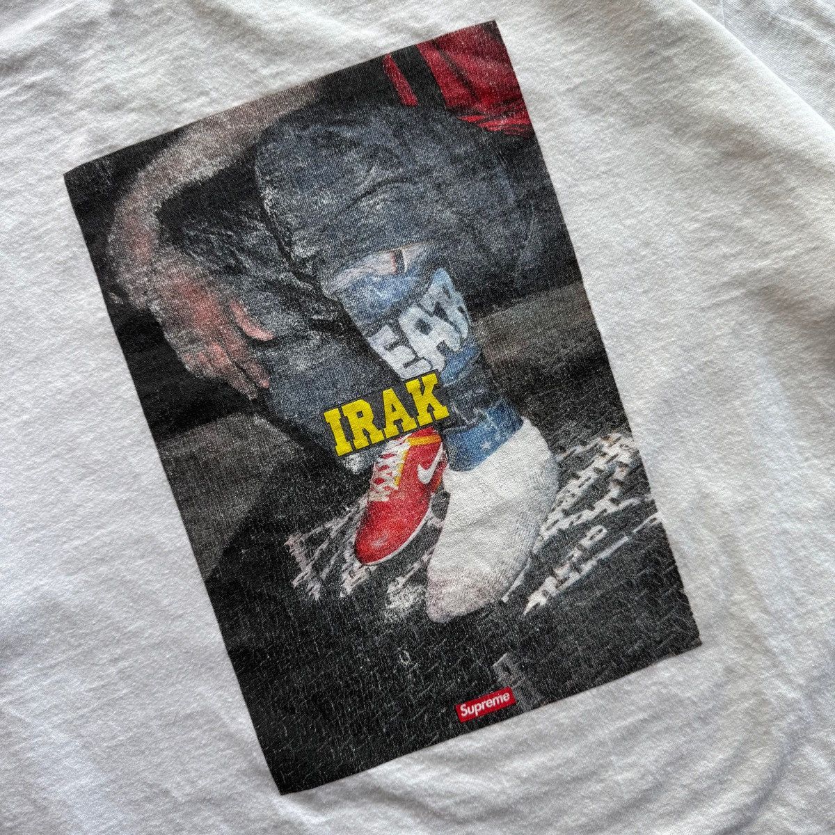 IRAK × Supreme FW22 Supreme x IRAK Cast Tee 'White' Size XL Size US XL / EU 56 / 4 - 4 Thumbnail