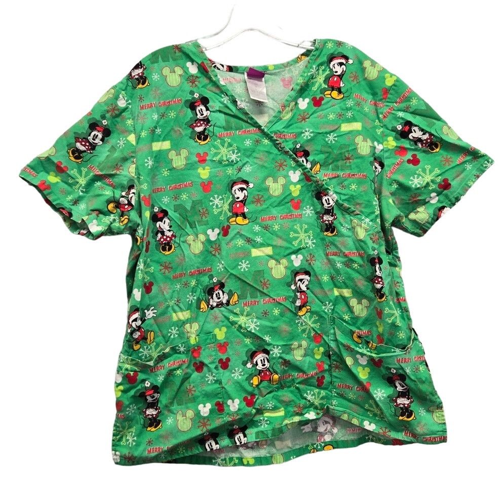 Disney Disney Womens Large Cotton Mickey & Minnie Christmas Top Size US L / EU 52-54 / 3 - 1 Thumbnail