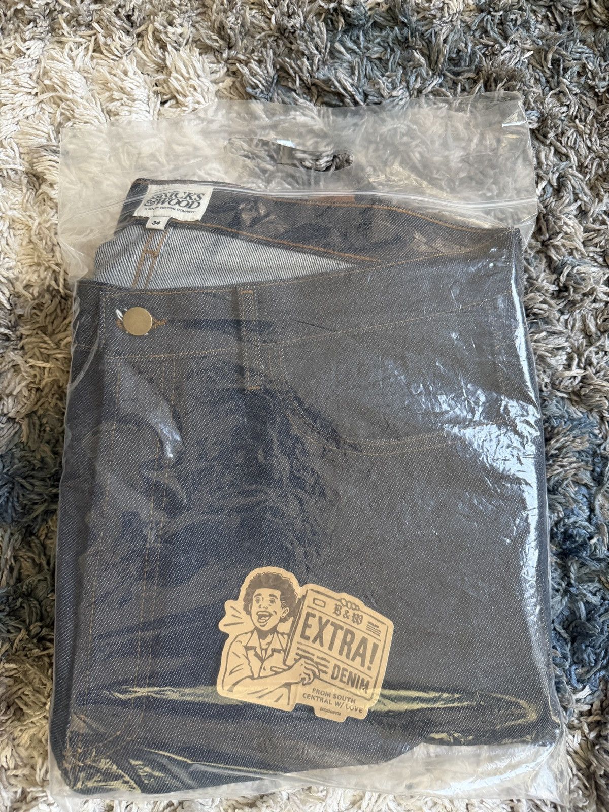 Bricks & Wood Bricks & Wood Extra Raw Denim Size US 34 / EU 50 - 6 Thumbnail
