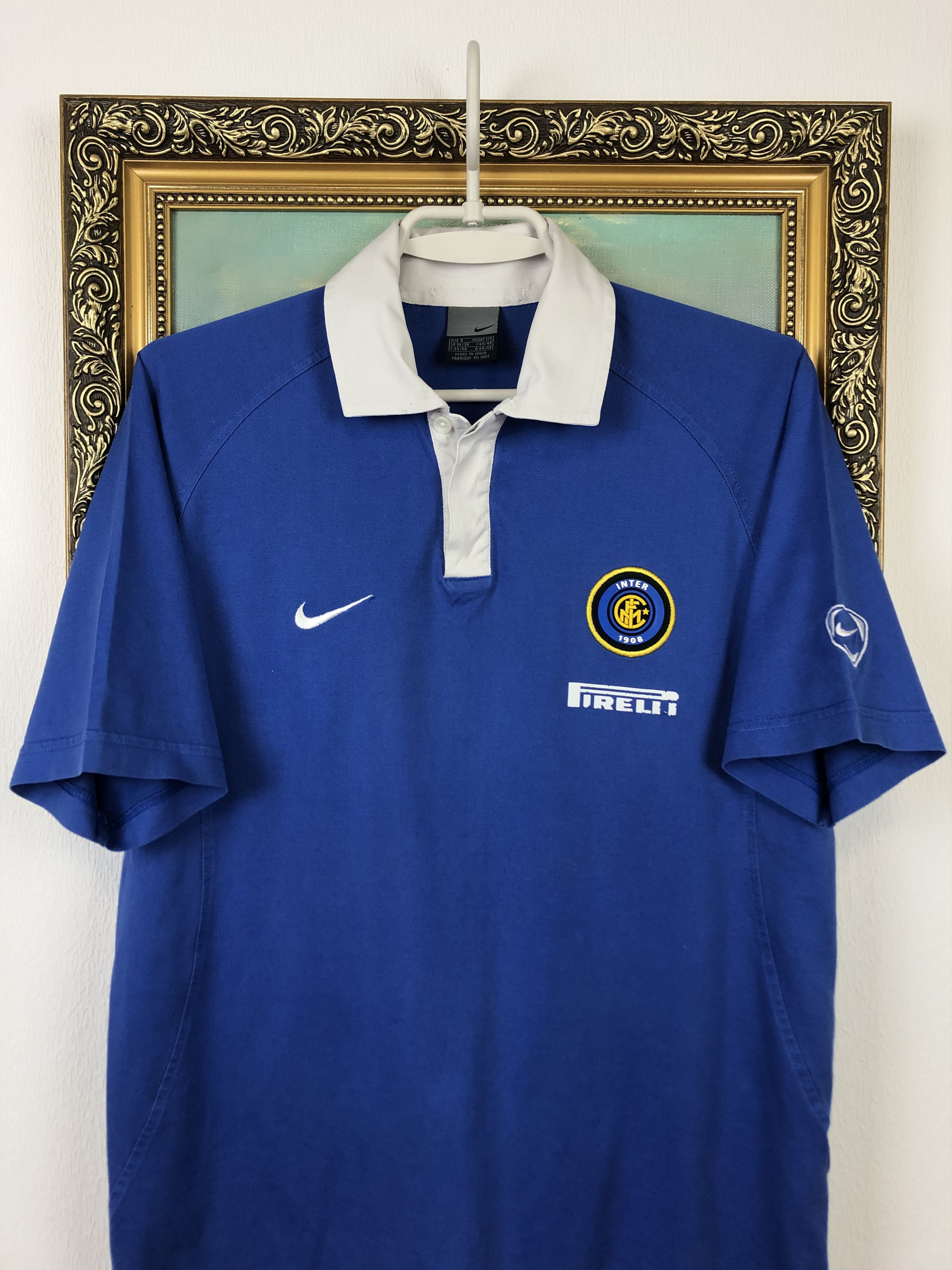 Nike Vintage Internazionale Inter Football Shirt Jersey Rare Size US S / EU 44-46 / 1 - 2 Thumbnail