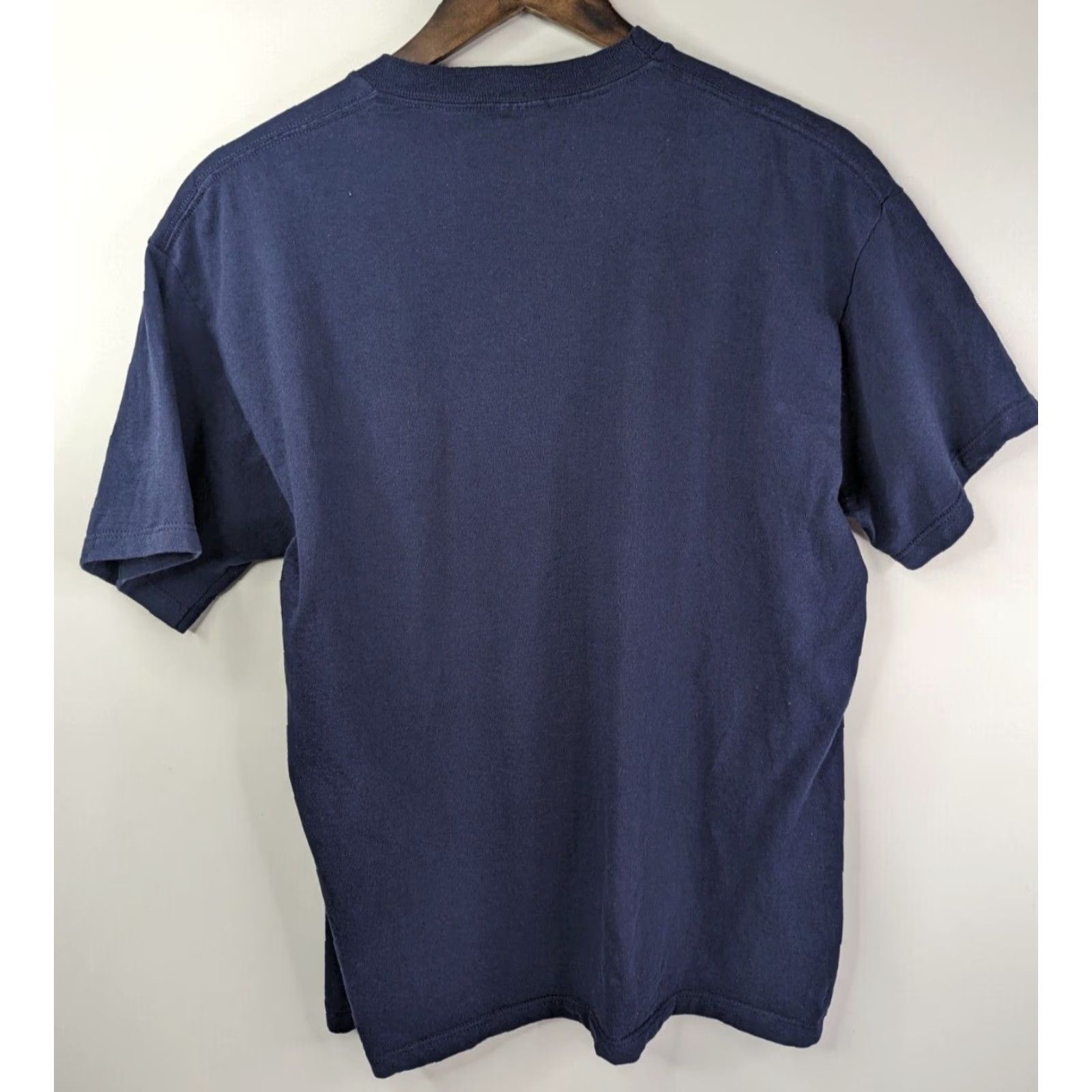 Jerzees VINTAGE Jerzees Shirt Jerusalem Navy L Blue 90s city hebrew israel jerusalem jewish lion of judah graphic embroidery crew neck Men Size US L / EU 52-54 / 3 - 3 Thumbnail
