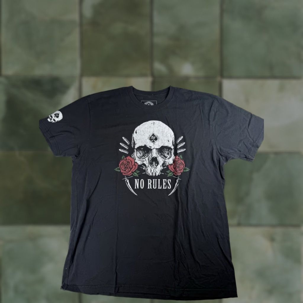 Vintage Zero Foxtrot No Rules Men's Black T-Shirt XL Size US XL / EU 56 / 4 - 1 Thumbnail