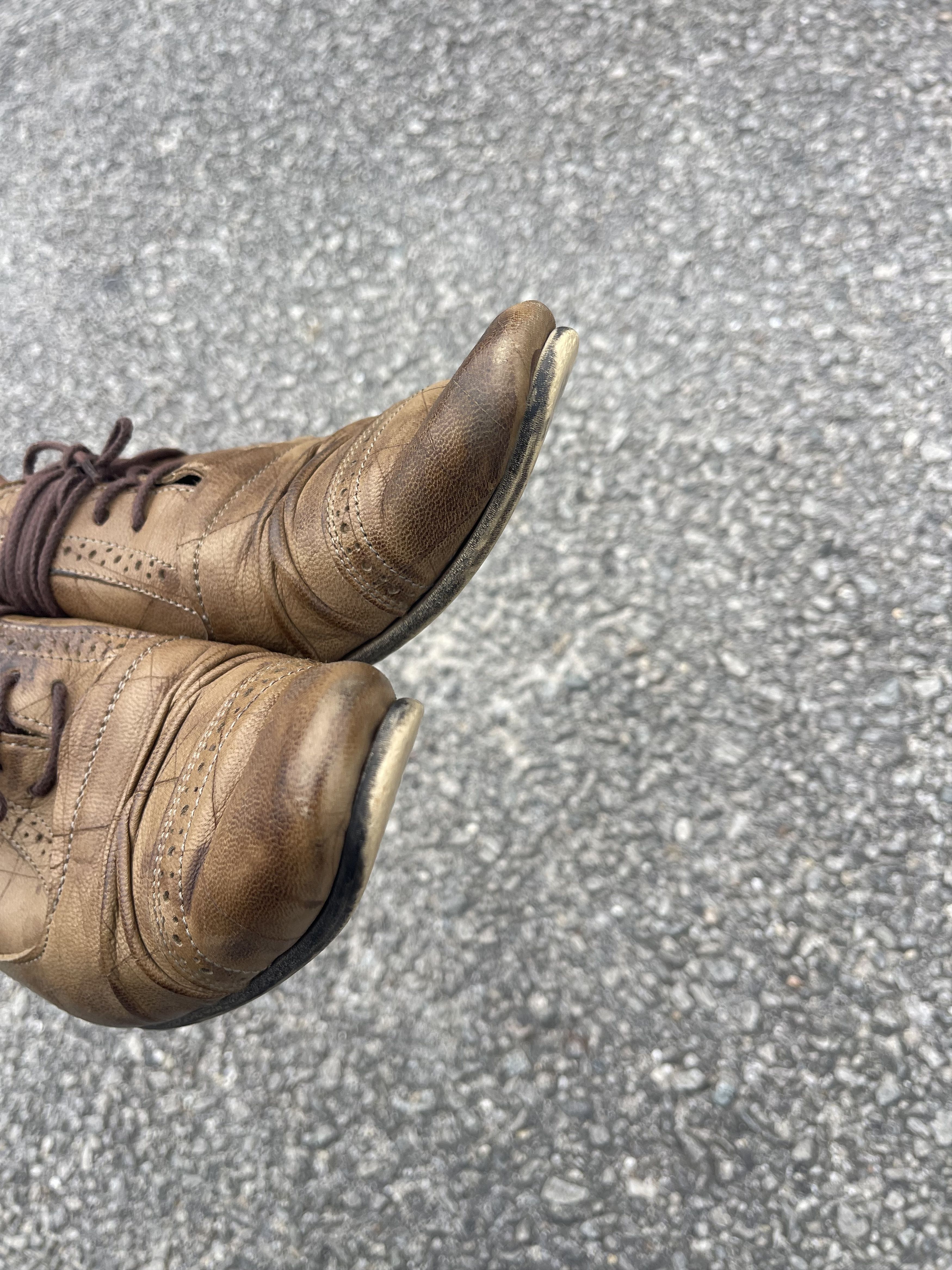 Alfredo Bannister RARE Alfredo BANNISTER Brown Leather Shoes Vtg Patina Derby Size US 7 / EU 40 - 11 Thumbnail