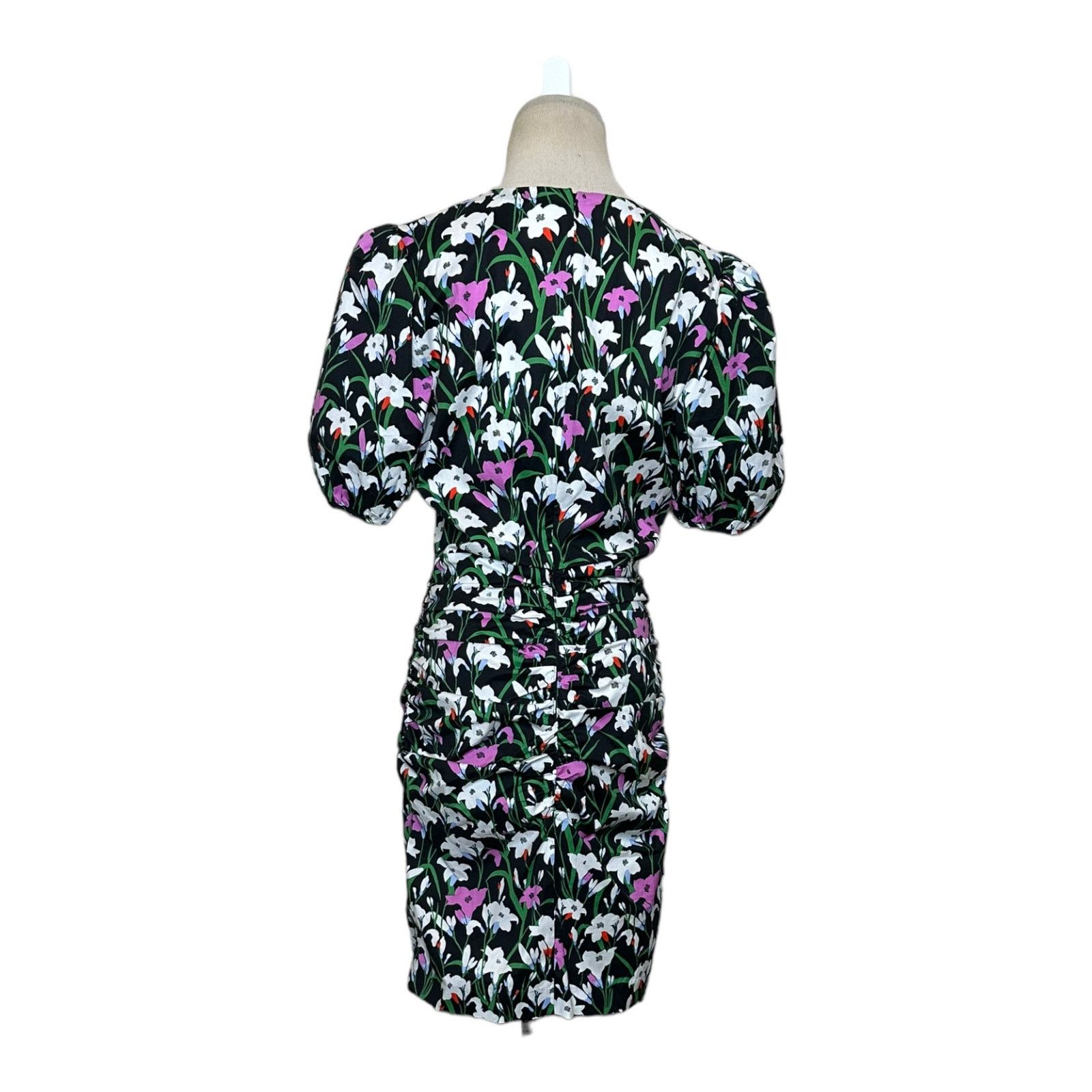 Veronica Beard Veronica Beard Janis Floral Ruched Mini Dress size 2 Size S / US 4 / IT 40 - 2 Thumbnail