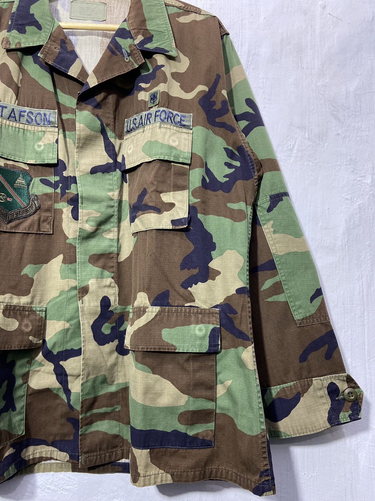 Other Vintage US Army Military Camouflage Field Jacket Size US XL / EU 56 / 4 - 2 Thumbnail