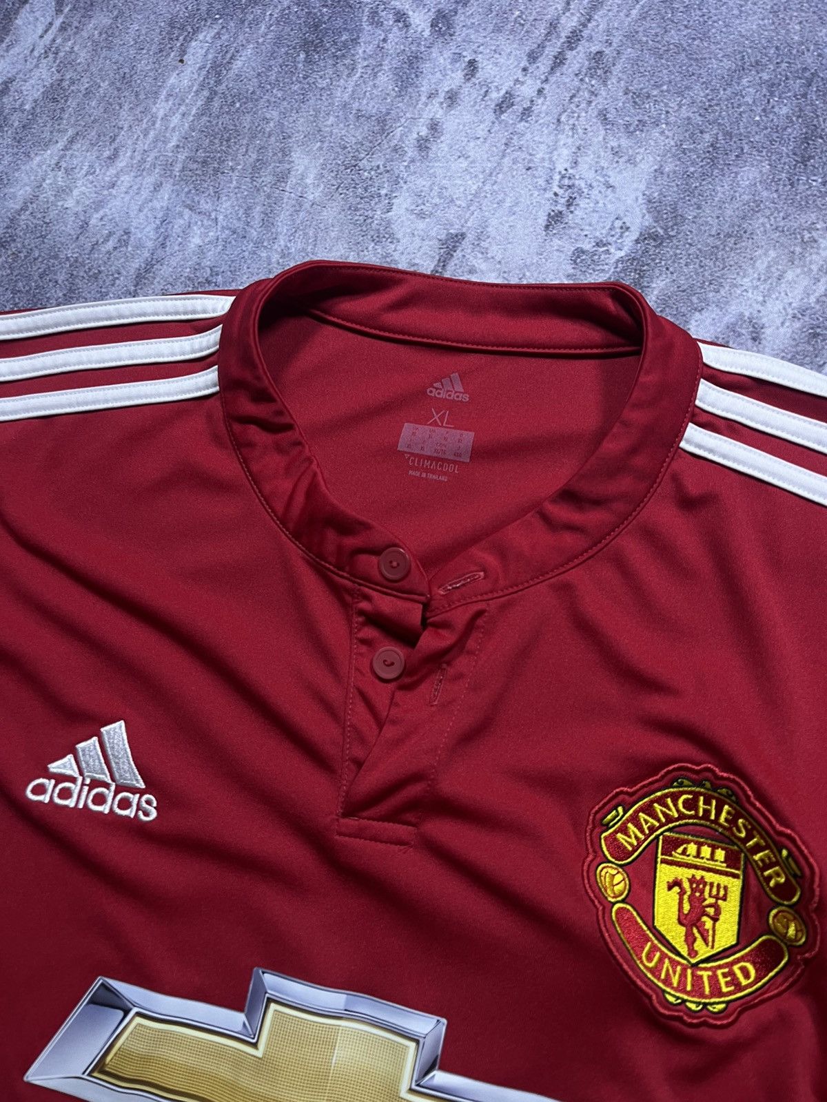 Adidas Manchester United Chevrolet Football Jersey Adidas Home Size US XL / EU 56 / 4 - 5 Thumbnail