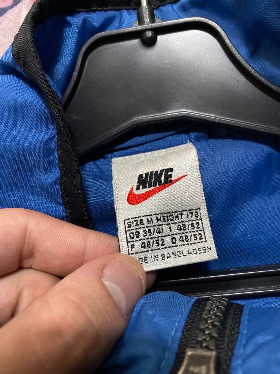 Nike × Vintage Vintage Nike Jacket 1990s Blue Winter Jacket Size M Size US M / EU 48-50 / 2 - 2 Thumbnail