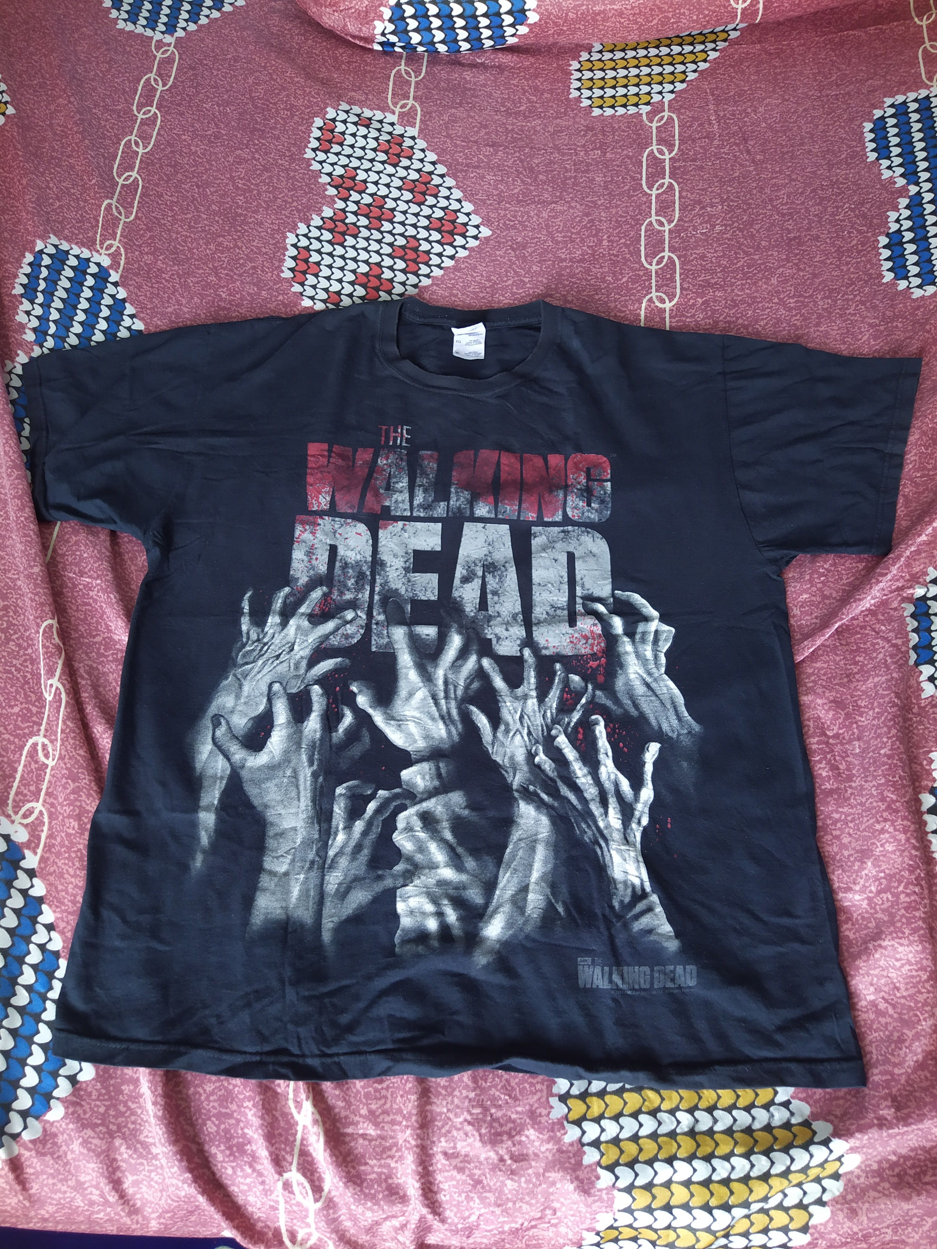 Expert Horror ​Vintage The Walking Dead Zombie Hands Graphic Shirt Y2K Size US XL / EU 56 / 4 - 6 Thumbnail