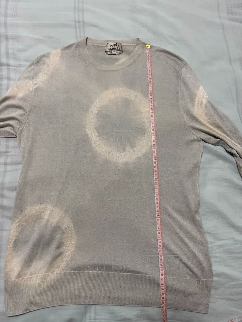 Hermes Hermes Silk-knitted top, tie-dye design Size US M / EU 48-50 / 2 - 5 Thumbnail