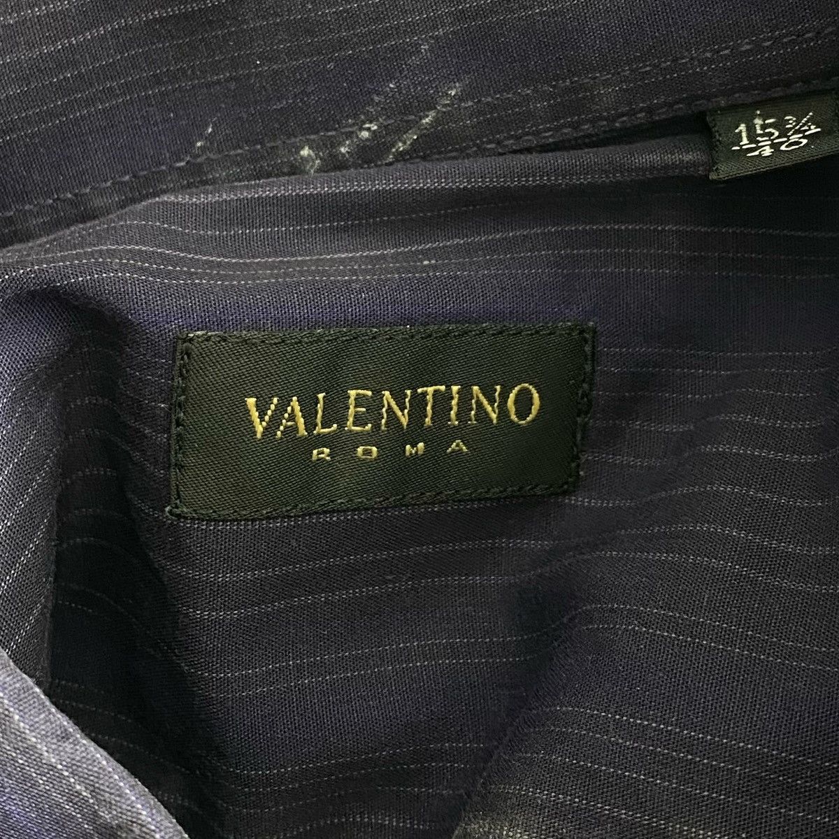 Valentino Chemise Rayures Fines Old Money Vintage Valentino Roma Size US S / EU 44-46 / 1 - 4 Thumbnail