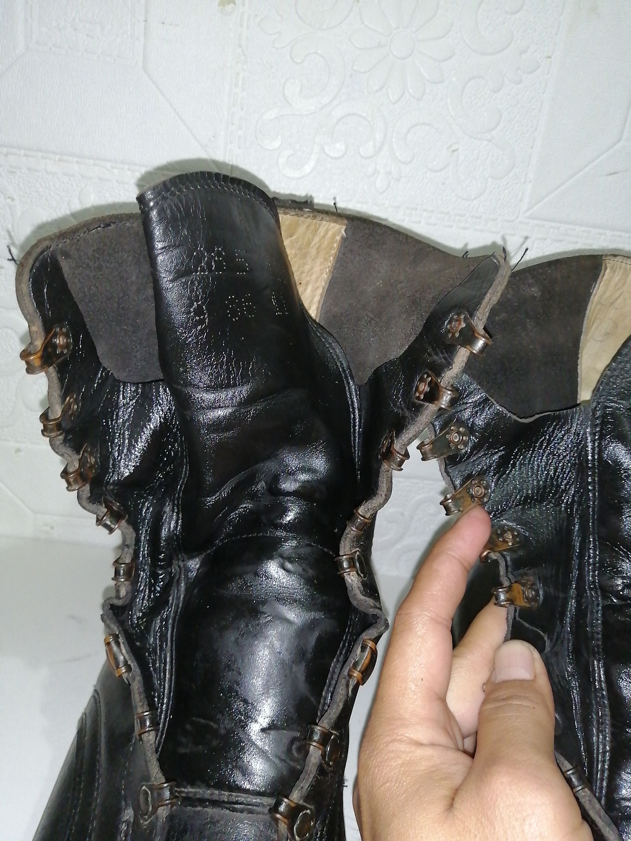 Other 💥Rare 💥Vintage 1986 Bundeswehr Combat Military Jump Boots Size US 11 / EU 44 - 10 Thumbnail
