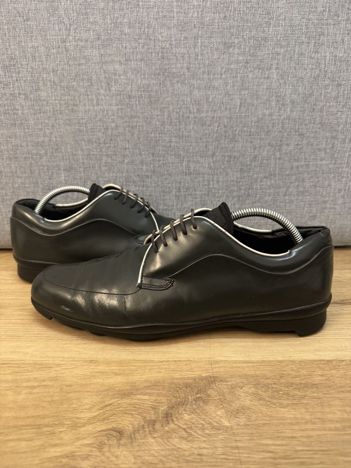 Prada Prada Milano Leather Lace Ups Derby Sneakers 7,5 41,5 Size US 8.5 / EU 41-42 - 2 Thumbnail