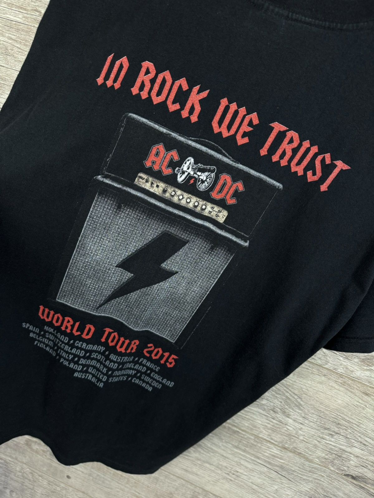 AC/DC × Vintage T-SHIRT AC / DC ROCK STYLE SIZE XL Size US XL / EU 56 / 4 - 11 Thumbnail