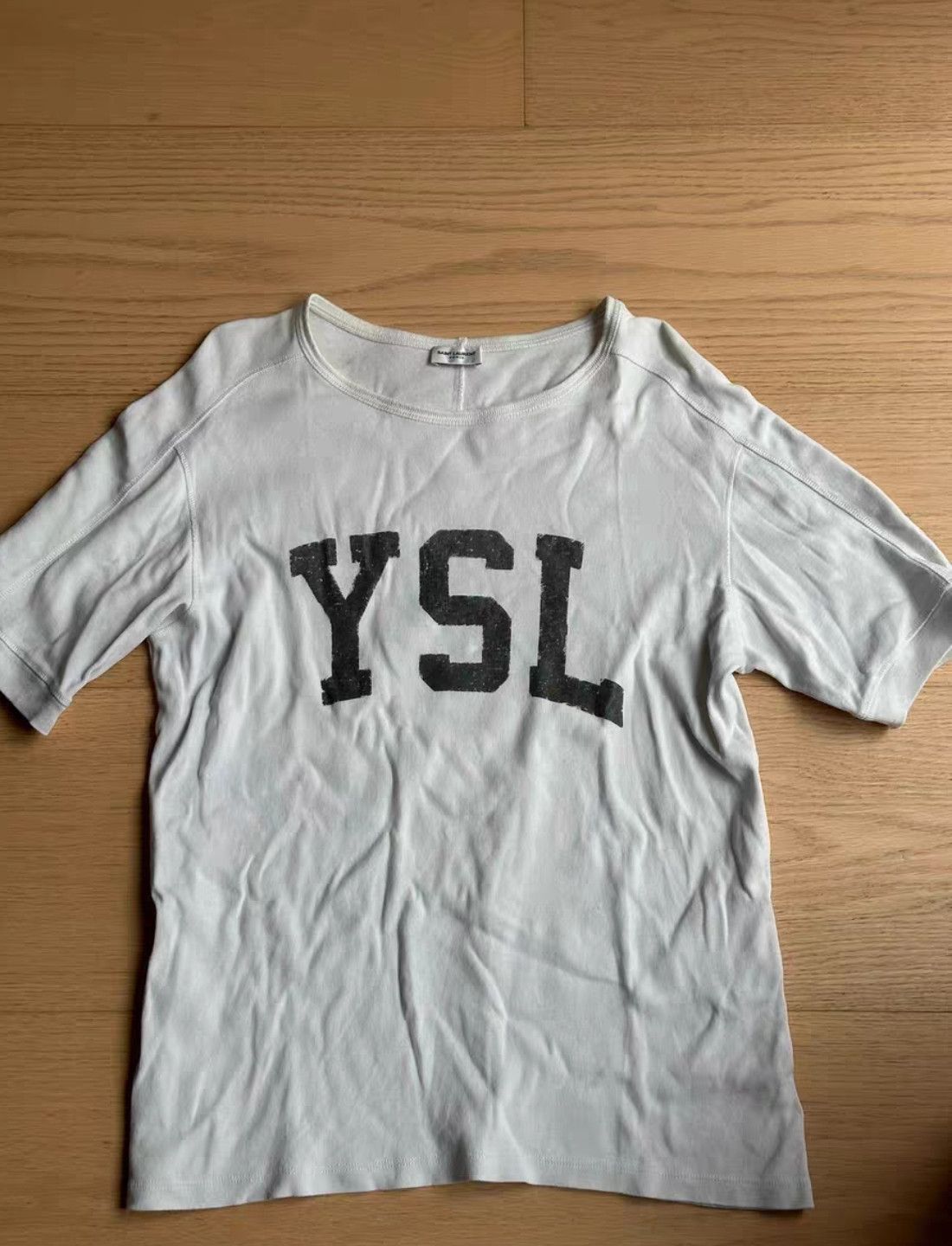 Saint Laurent Paris Saint Laurent SS21 Logo Print T-Shirt for Women -2507 Size M / US 6-8 / IT 42-44 - 1 Thumbnail