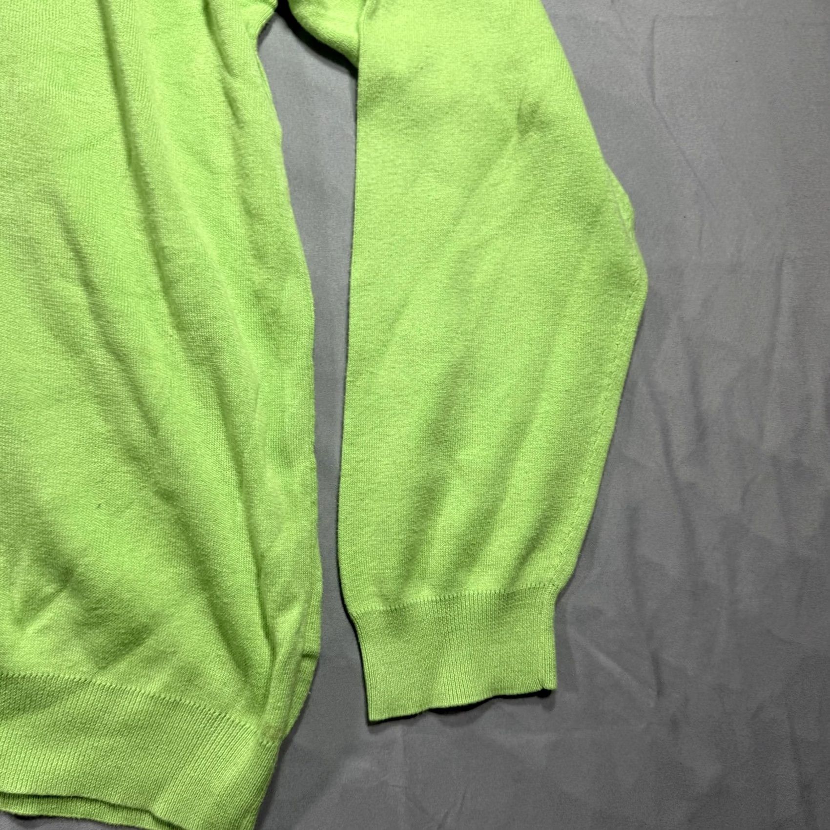 Polo Ralph Lauren VINTAGE Polo Ralph Lauren Sweater Mens XL Green V-Neck 100% Pima Cotton Pullover Knit Size US XL / EU 56 / 4 - 5 Thumbnail