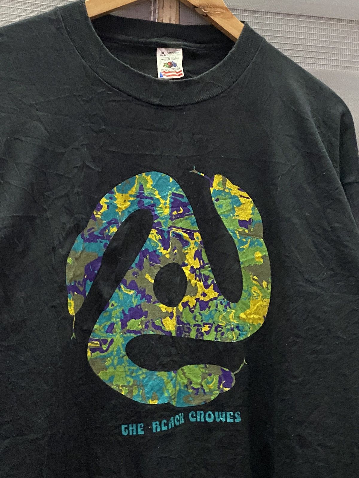 Band Tees Vintage 1996/1997 The Black Crowes 3 Snakes & 1 Charm Tour Size US XL / EU 56 / 4 - 2 Thumbnail
