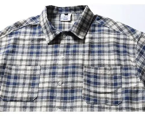 Japanese Brand Yuriko x Asuka Summer Fashion Casual Plaid Shirt Size US XL / EU 56 / 4 - 3 Thumbnail
