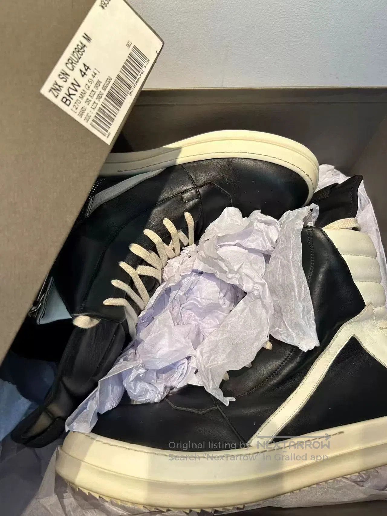 Rick Owens Rick Owens Triangle Sneakers Size 44. Size US 10 / EU 43 - 8 Thumbnail