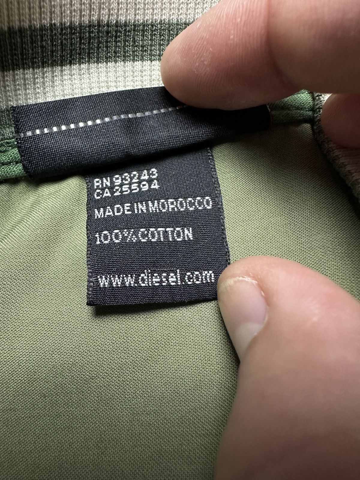 Diesel Rare Archive Diesel Olive Green Rider Bomber Jacket y2k 90s Size US XL / EU 56 / 4 - 14 Thumbnail