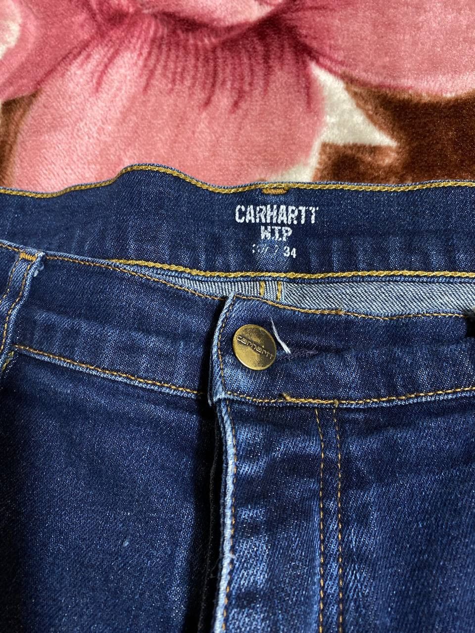 Carhartt × JNCO × Vintage Crazy vintage y2k carhartt baggy faded jeans distressed Size US 38 / EU 54 - 19 Thumbnail