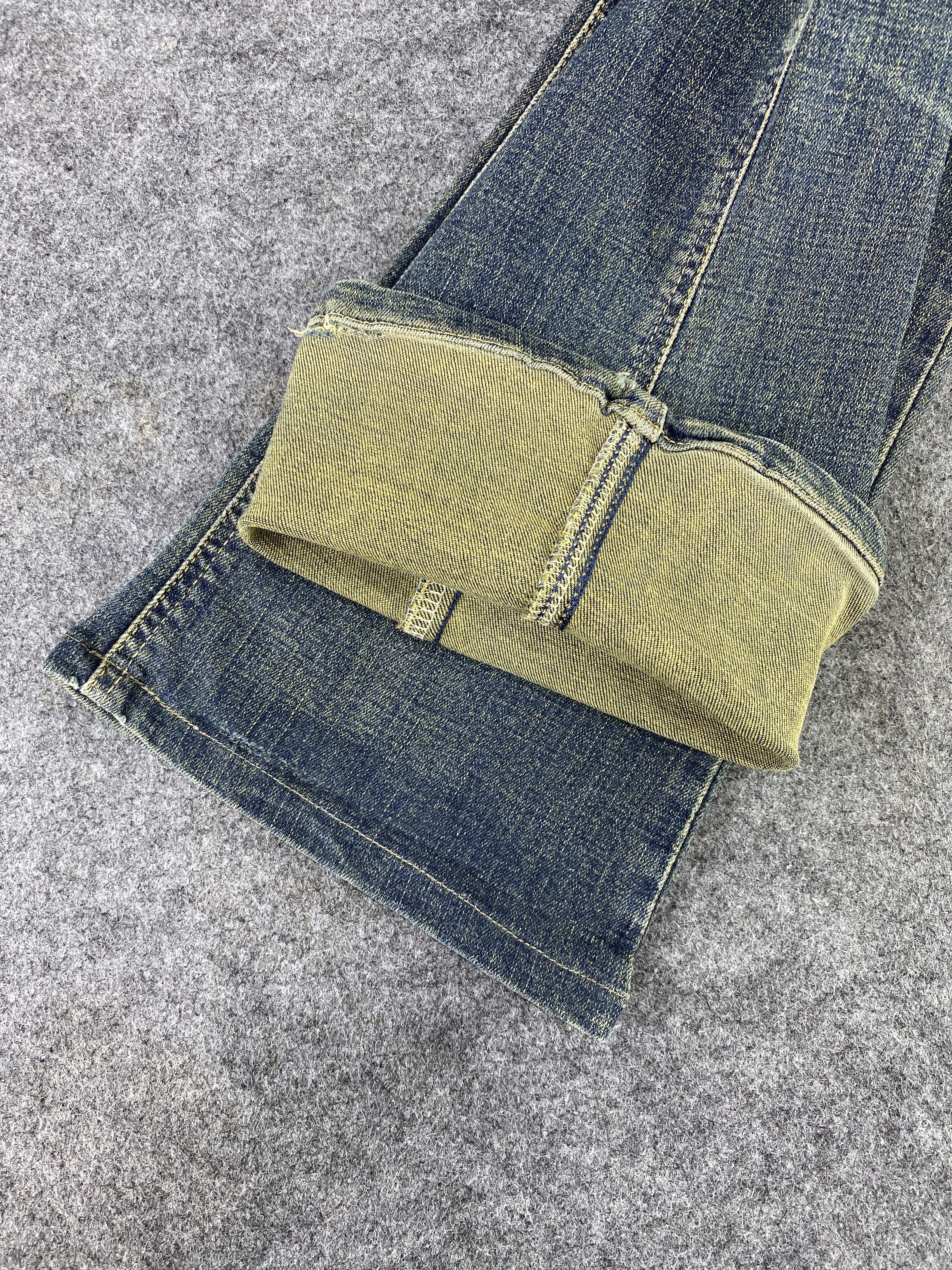 Edwin Miss Edwin Flare Blue Wash Jeans - J1052 Size 27" / US 4 / IT 40 - 15 Thumbnail