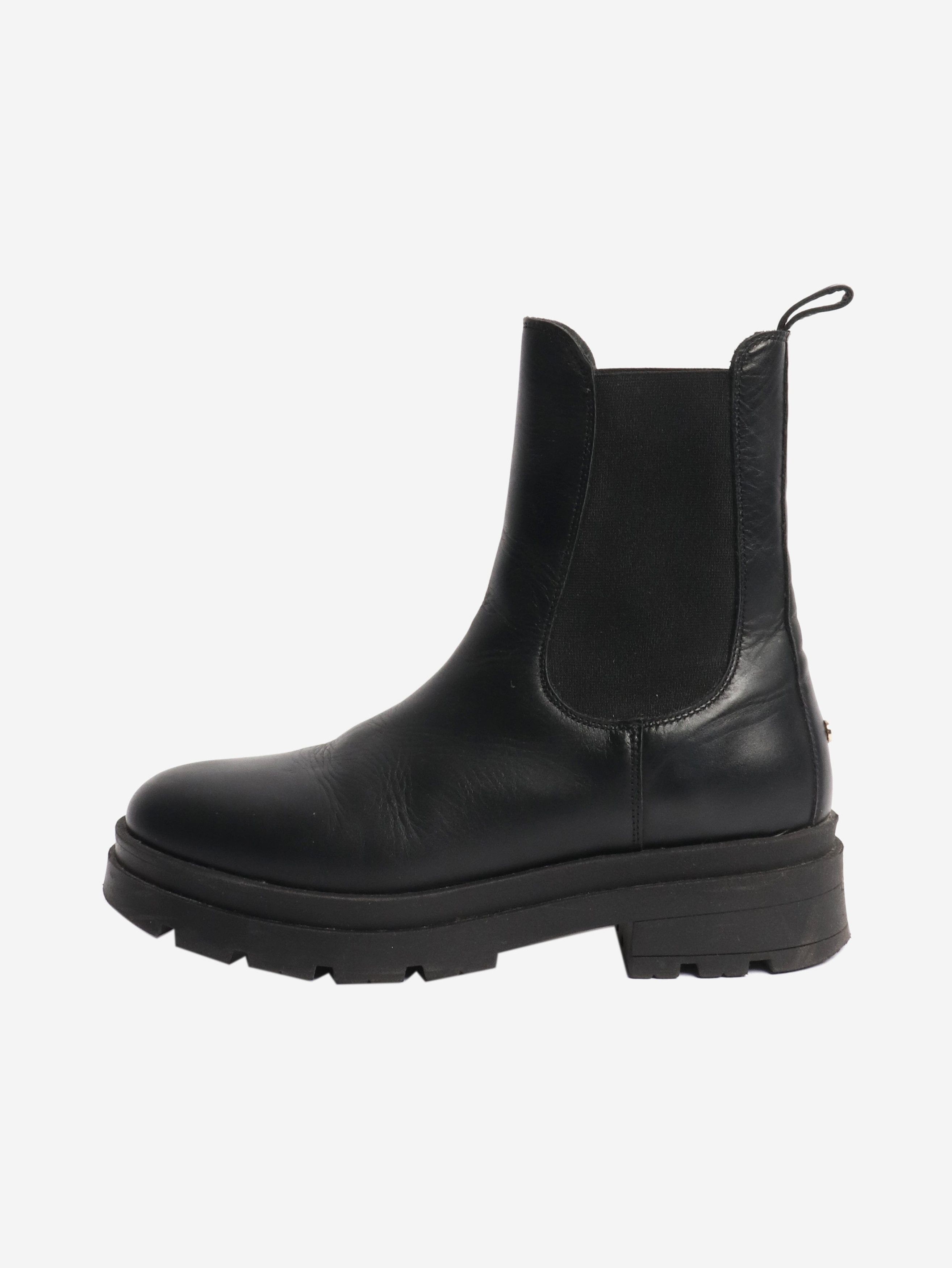 Other Black leather ankle boots - EU 40 Size US 9 / IT 39 - 1 Thumbnail