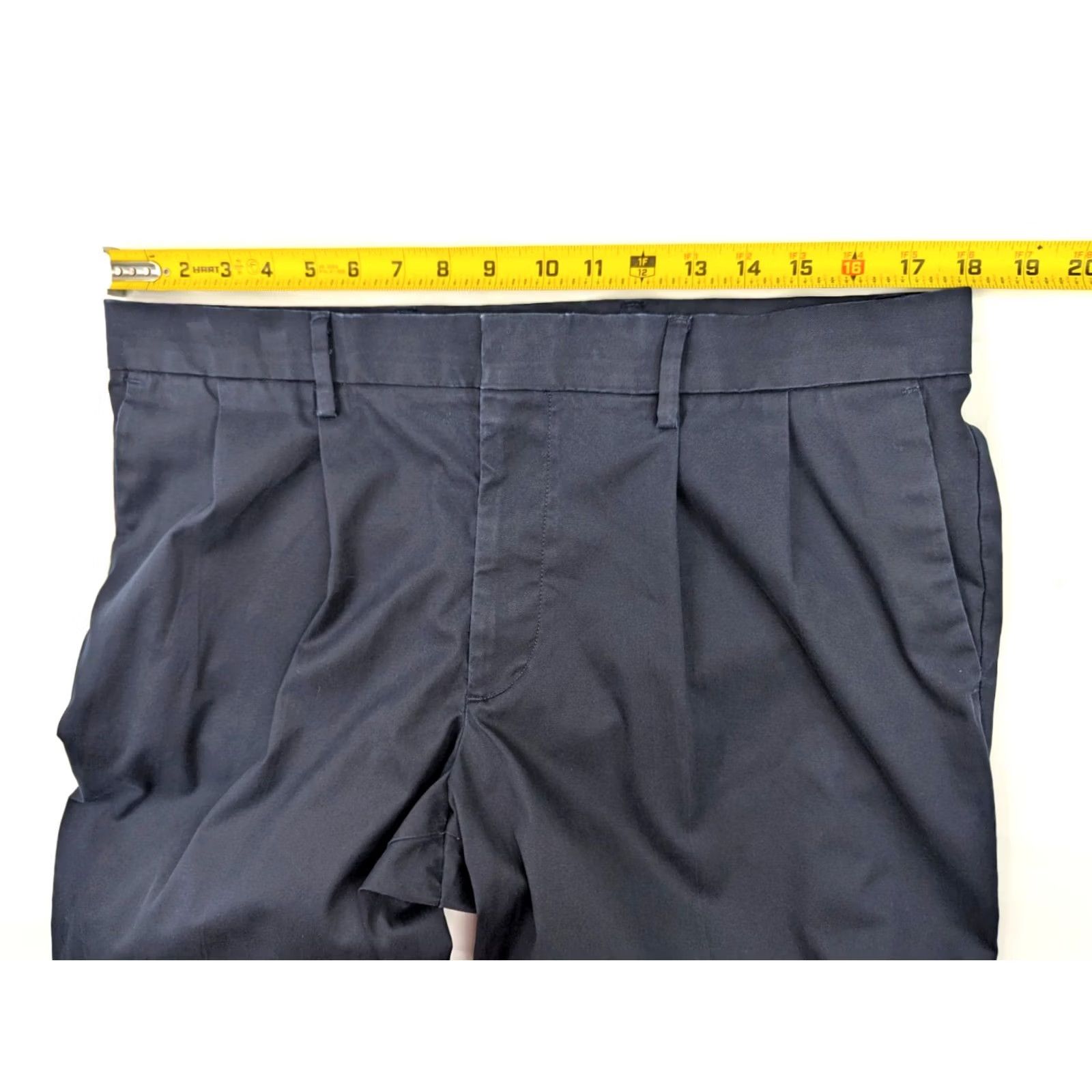 Dockers DOCKERS Classic Fit Khakis Pants 36x34 Blue Mens Straight Leg Jeans/Khakis Style Pants, Regular, Flat Front, Cotton, Vintage No Size US 36 / EU 52 - 5 Thumbnail