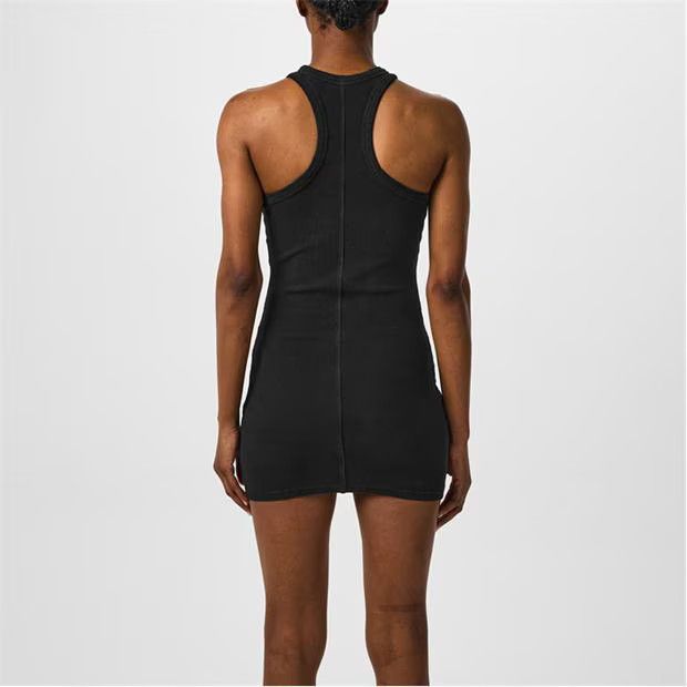 Alexander Wang o1g2r1mq0824 Distress Mini Dress in Black Size L / US 10 / IT 46 - 5 Thumbnail