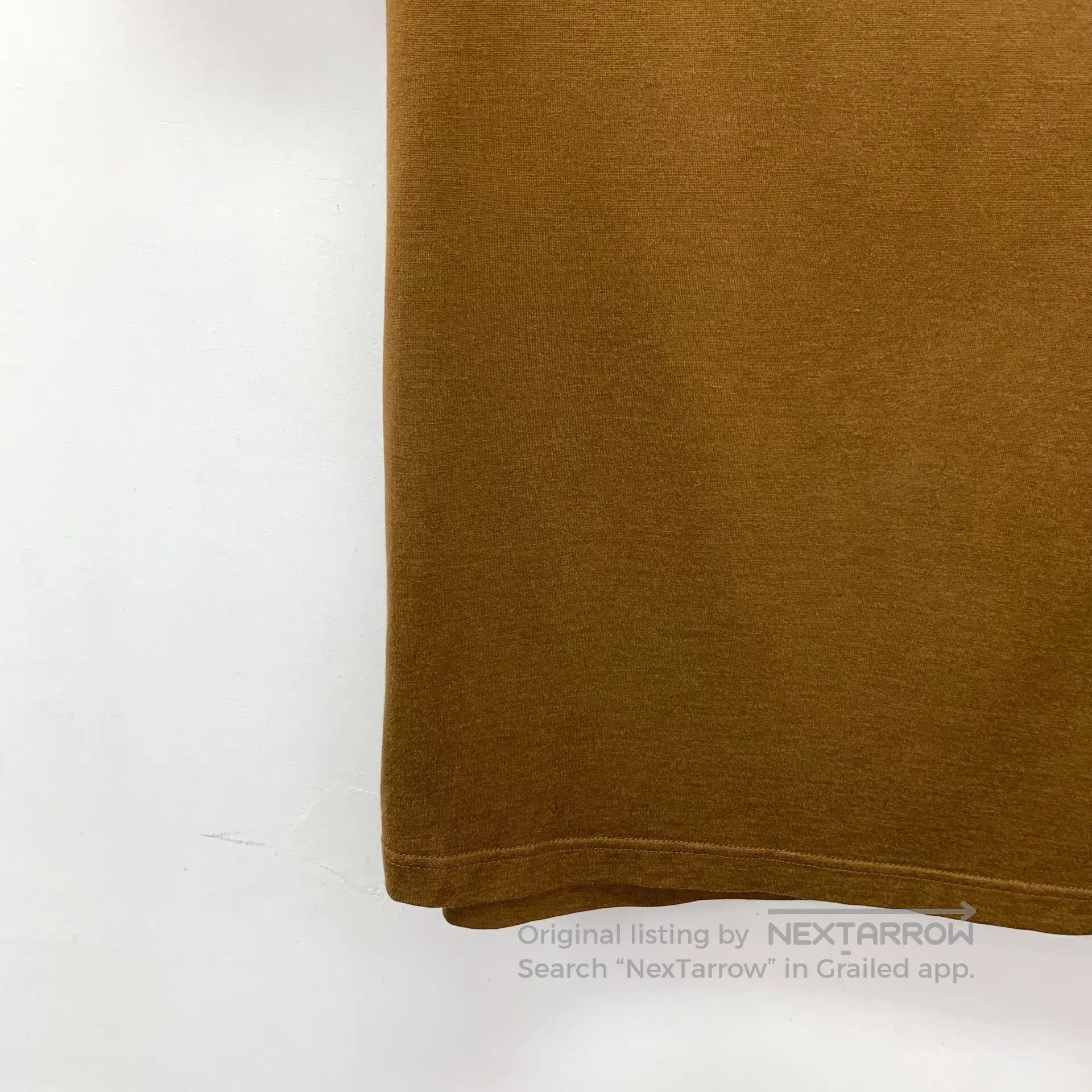 Loro Piana Loro Piana Dark Brown Mulberry Silk Crew Neck Short-Sleeve Size US M / EU 48-50 / 2 - 4 Thumbnail
