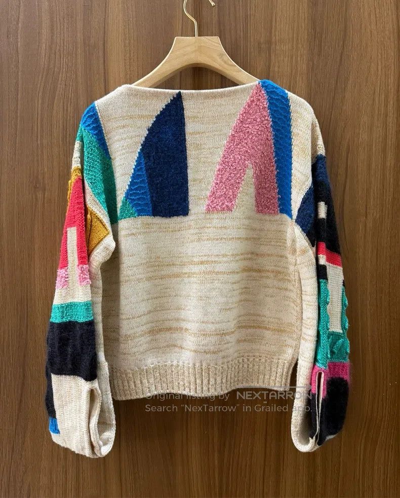 Chanel Chanel Egyptian series colour-block knitted sweater Size XS / US 0-2 / IT 36-38 - 3 Thumbnail