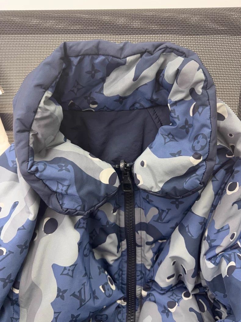 Louis Vuitton Louis Vuitton Blue Camouflage Full Print Reversible Cotton Size US M / EU 48-50 / 2 - 6 Thumbnail