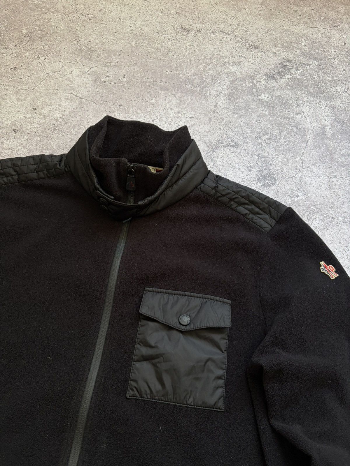 Moncler Grenoble Moncler Grenoble Maglia Black Fleece Cardigan Size US L / EU 52-54 / 3 - 4 Thumbnail