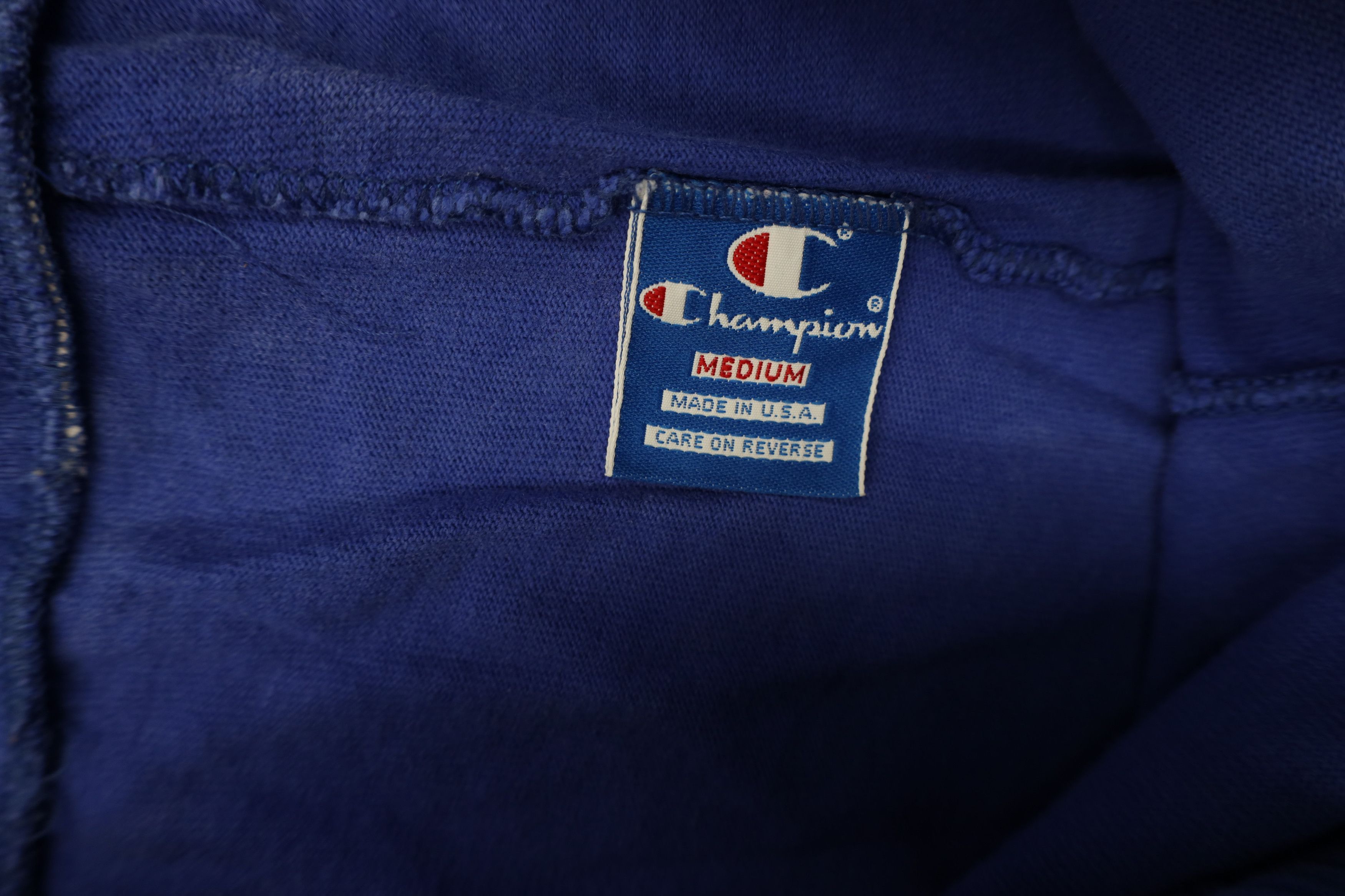 Champion Vintage 90s Champion Spell Above Knee Shorts Blue Cotton USA Size US 32 / EU 48 - 8 Thumbnail