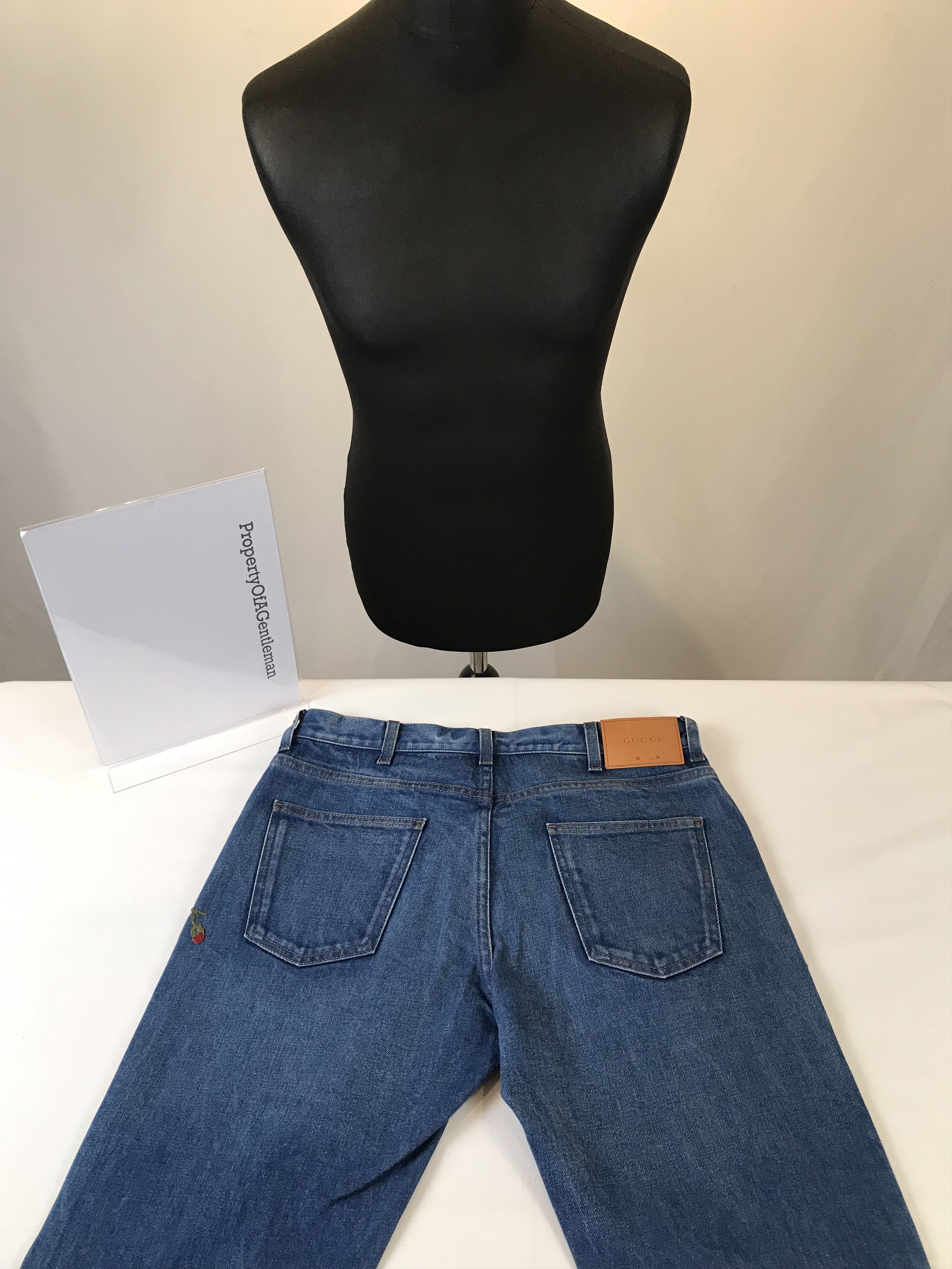 Gucci Gucci Floral Cat Embroidered Jeans Size US 34 / EU 50 - 5 Thumbnail